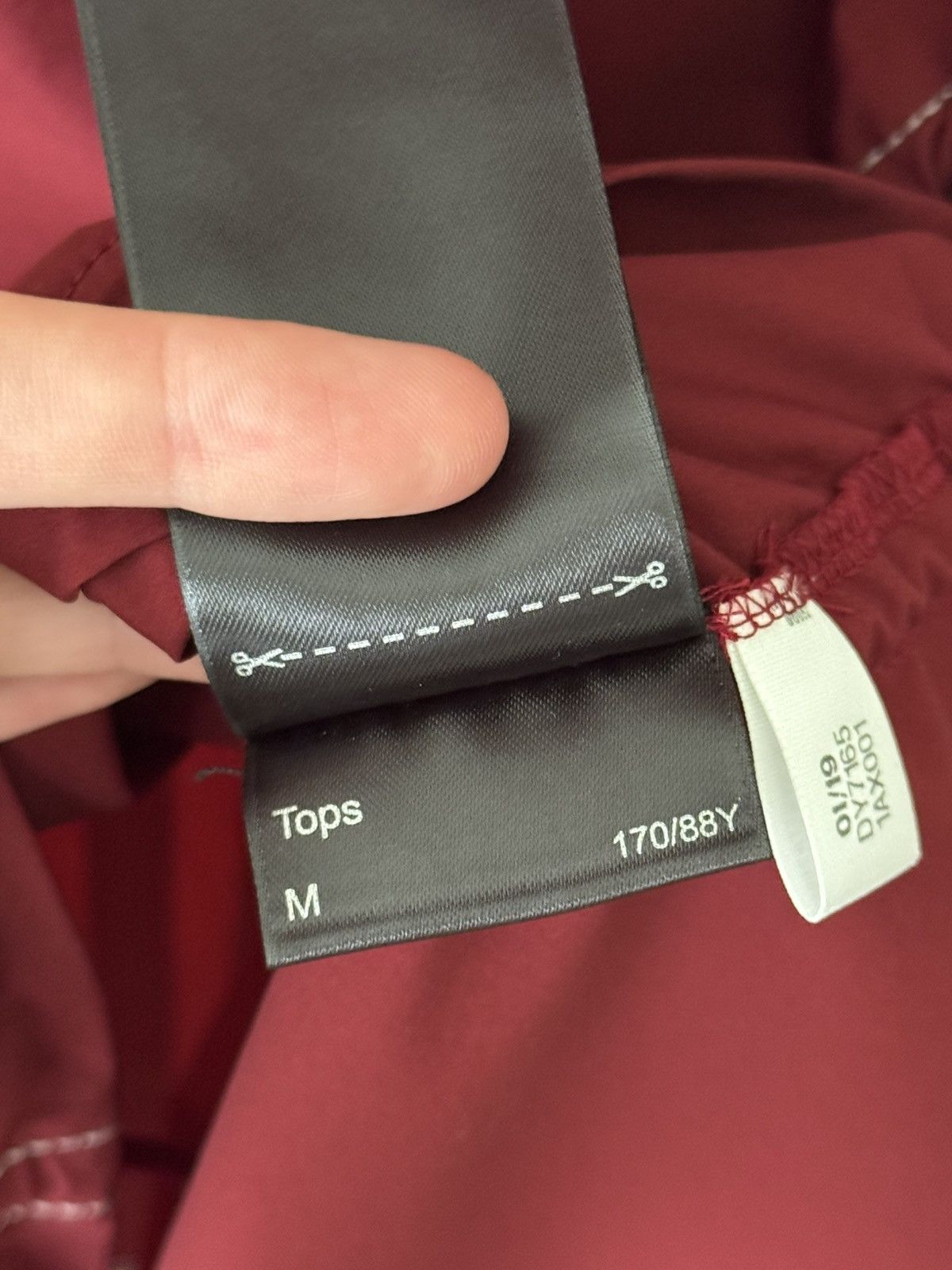 Y-3 Y-3 adidas x Yohji Yamamoto burgundy tank top stripped back Size M / US 6-8 / IT 42-44 - 12 Thumbnail