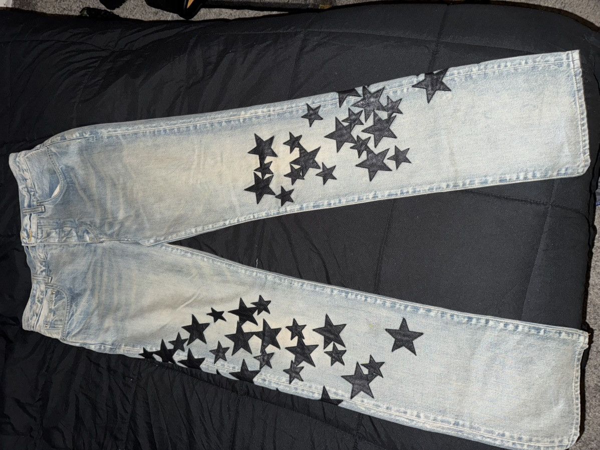 Amiri Amiri indigo star jeans Size US 29 - 2 Thumbnail
