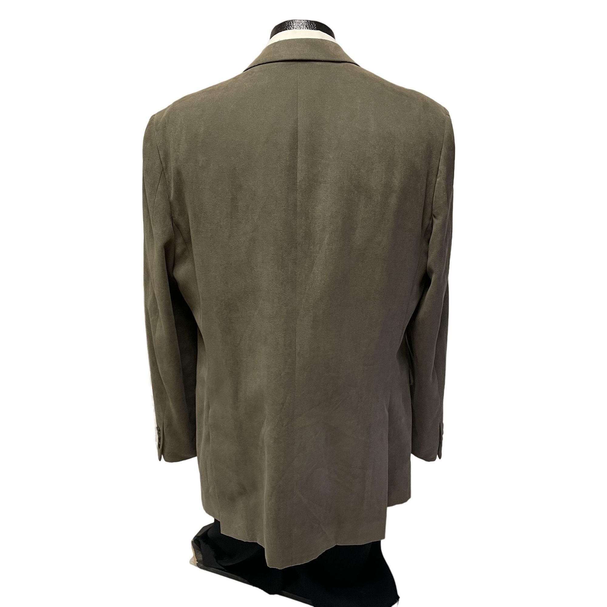 Andrew Fezza Vtg Andrew Fezza Sport Coat SOFT MICROFIBER Jacket Size 44R - 3 Thumbnail