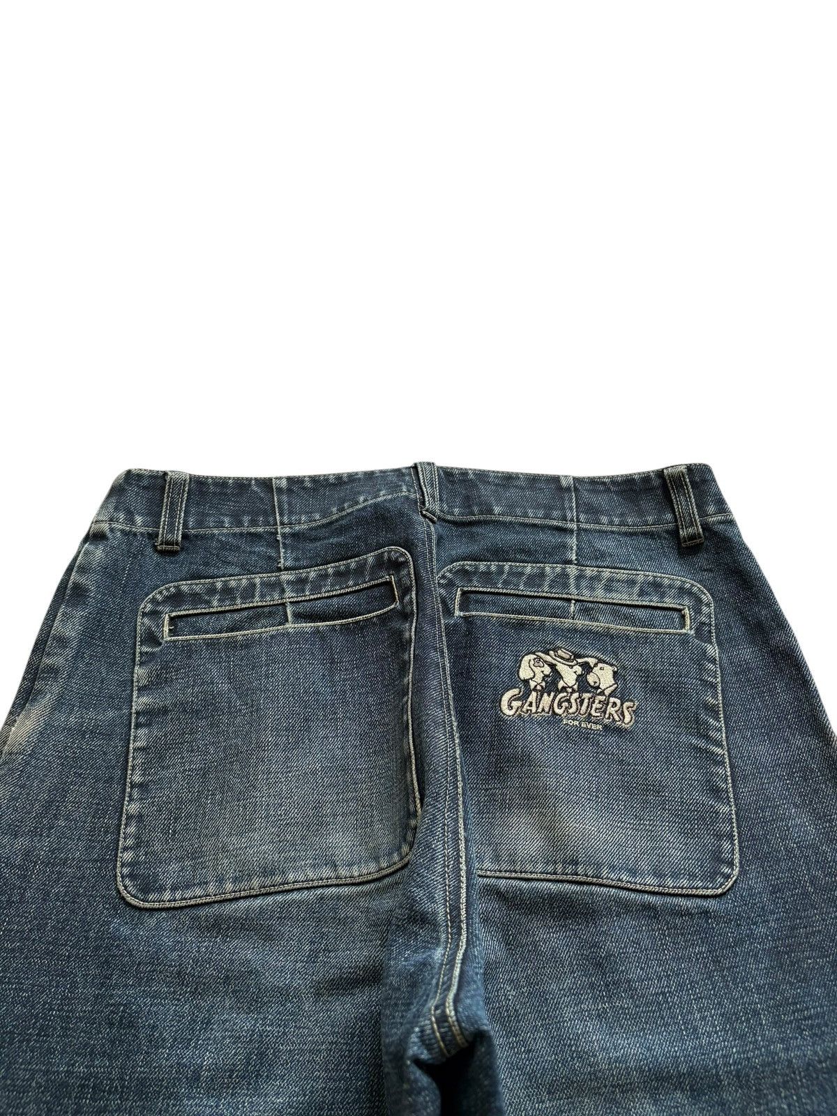 Jean Charles De Castelbajac Vintage Castelbajac Mud Wash Distress Baggy Jeans Size US 30 / EU 46 - 8 Thumbnail