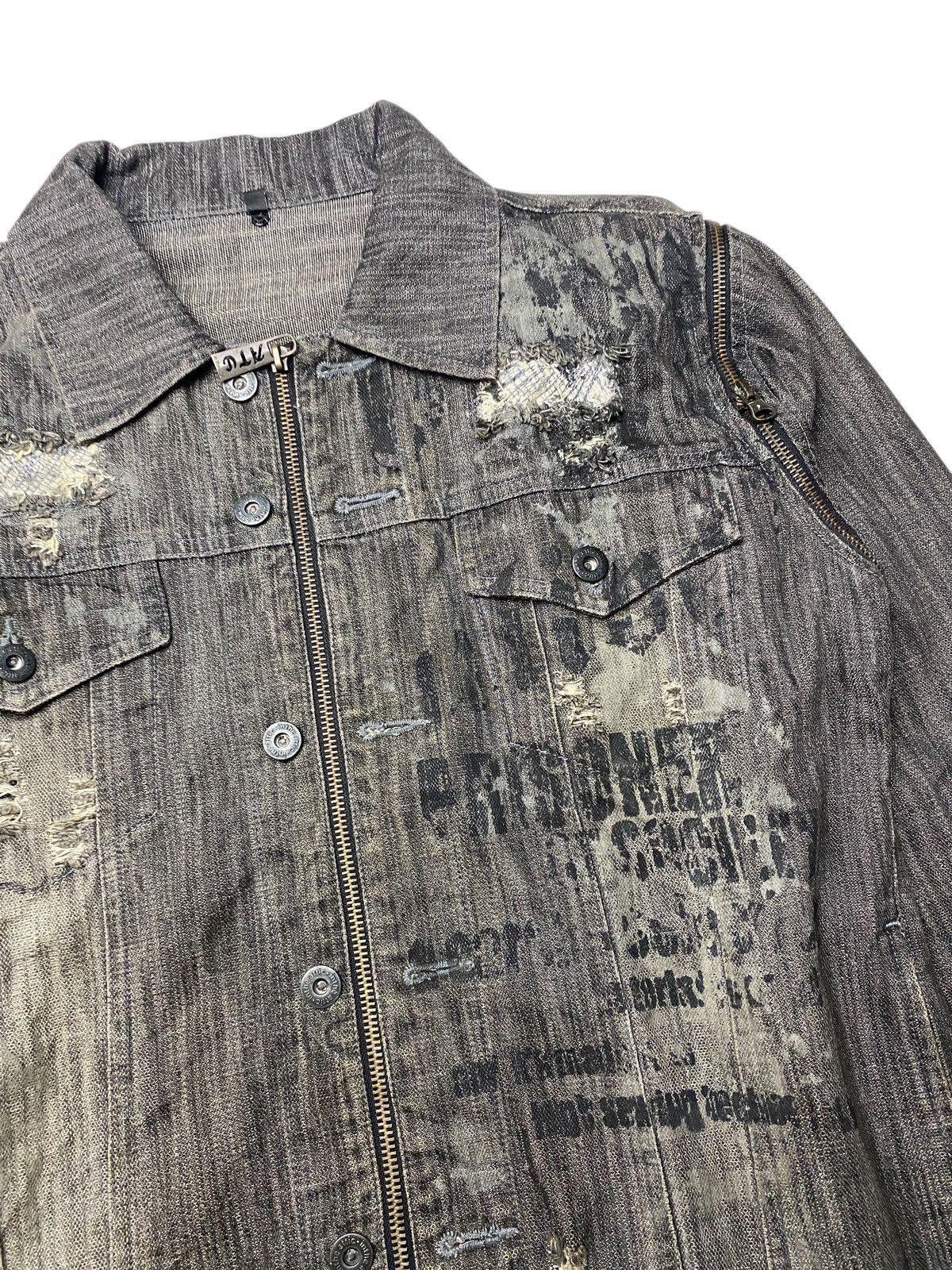 If Six Was Nine 2000's In The Attic Punk Poem Two Form Zip Jacket Size US M / EU 48-50 / 2 - 4 Thumbnail