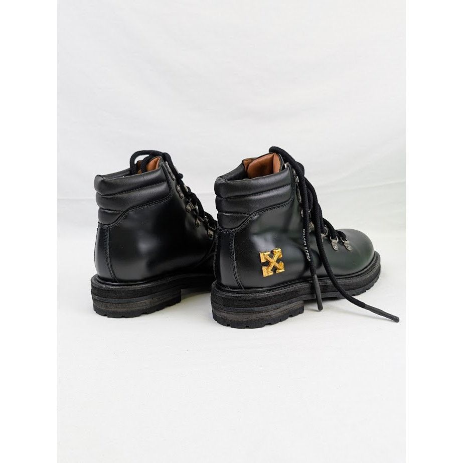 Off-White o1rshd1 Hiking Boots in Black/Gold Size US 9 / EU 42 - 14 Thumbnail