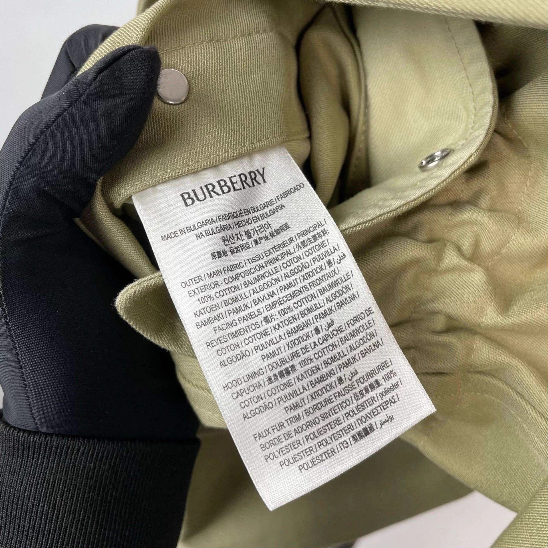 Burberry Burberry Women's Green Jacket Size S Size S / US 4 / IT 40 - 8 Thumbnail