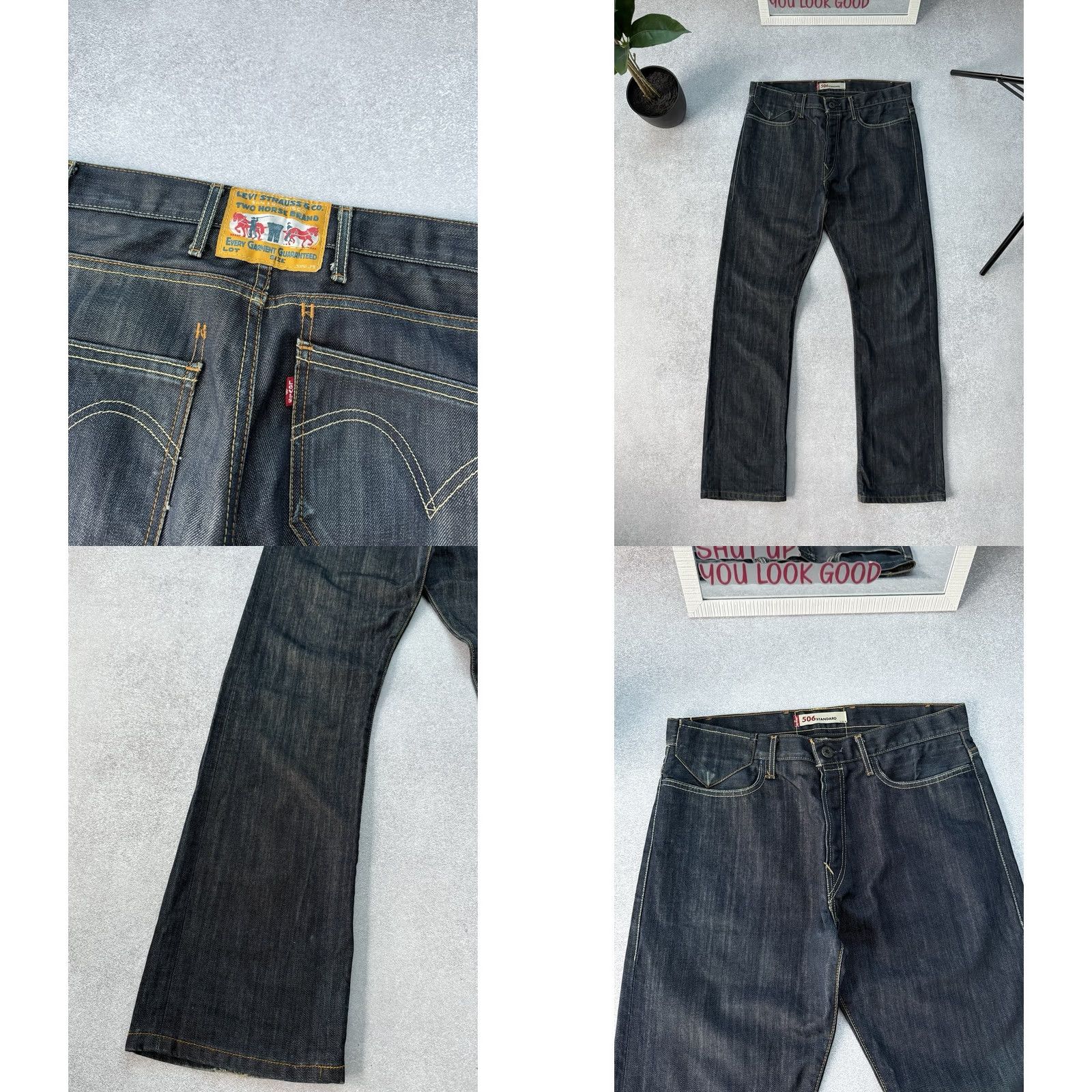 Levi's VINTAGE Levi’s Engineered Jeans Denim 506 Men’s Blue Hanna? Size US 31 - 8 Thumbnail