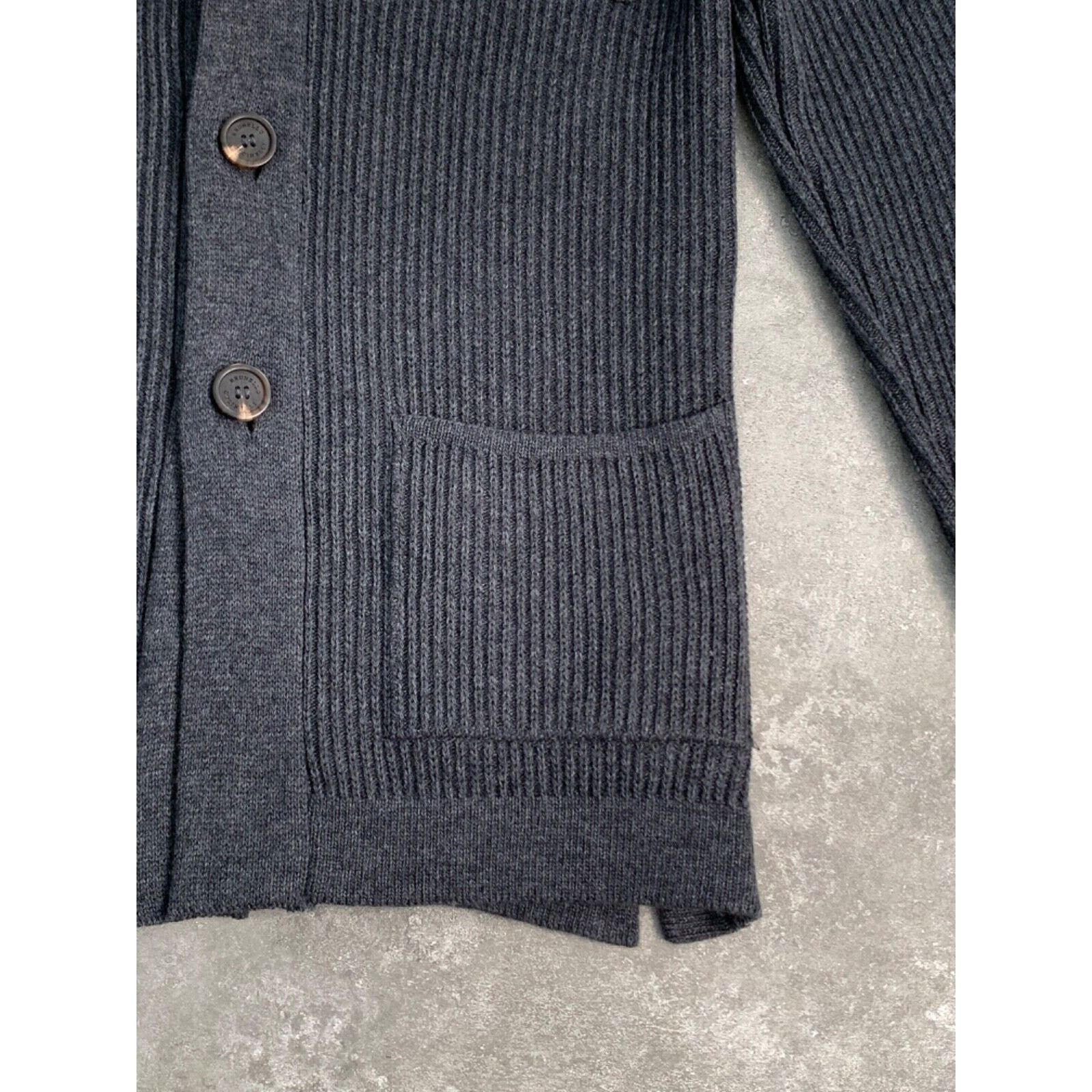 Brunello Cucinelli BRUNELLO CUCINELLI Men's Knitt Long Wool Sweater SZ L EU 50 Size US L / EU 52-54 / 3 - 13 Thumbnail