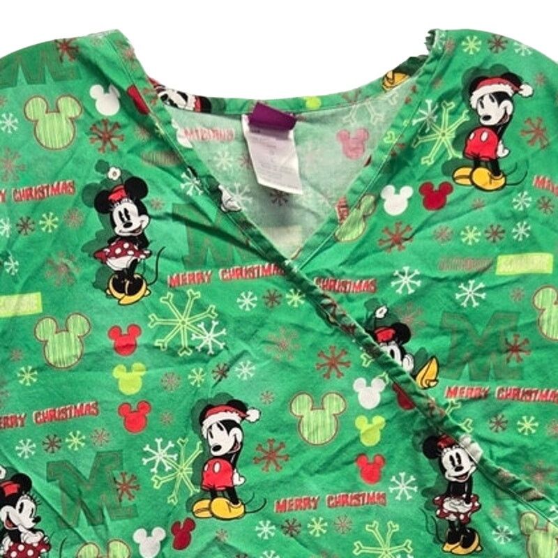 Disney Disney Womens Large Cotton Mickey & Minnie Christmas Top Size US L / EU 52-54 / 3 - 2 Thumbnail