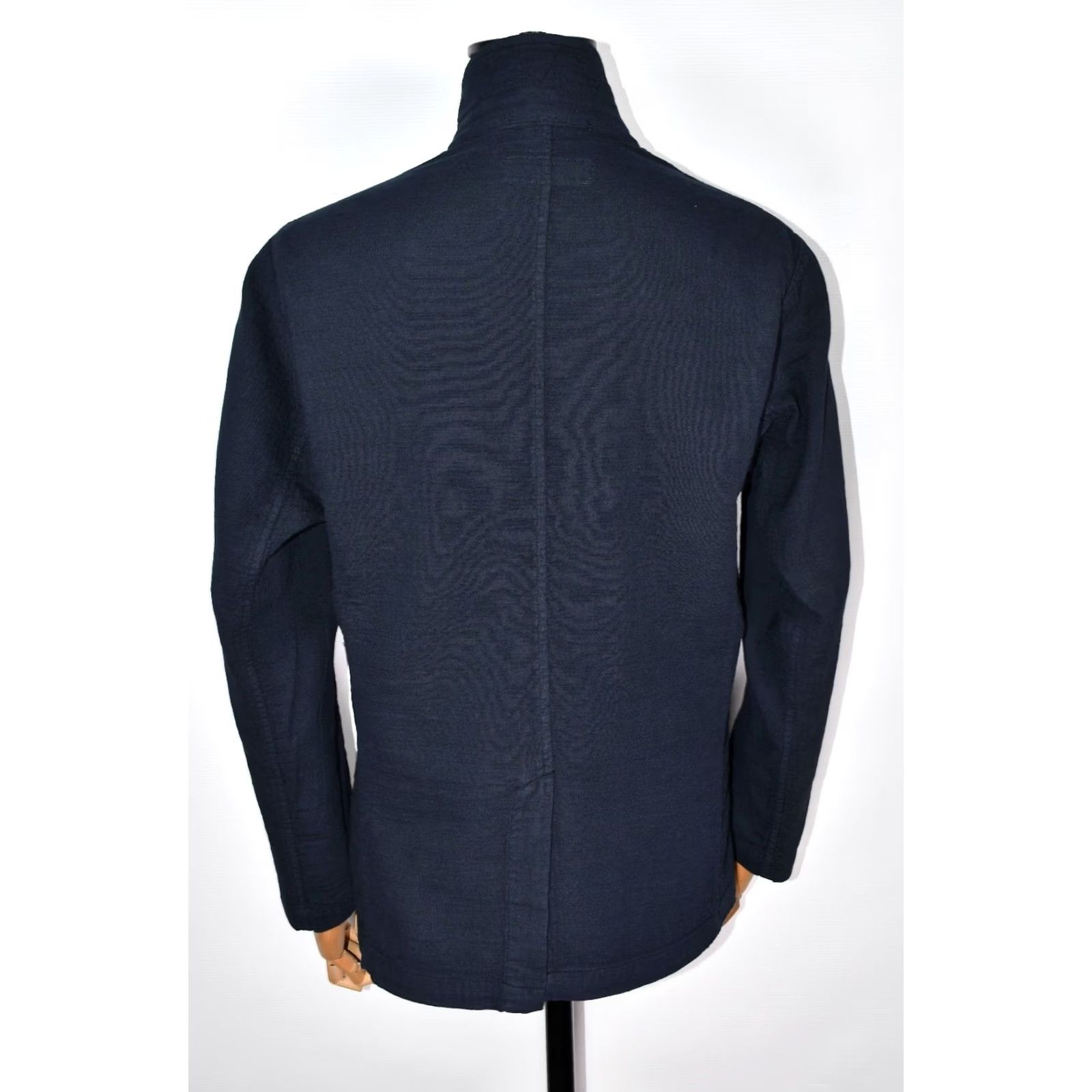 Universal Works Universal Works Blazer Jacket Mens L Cotton Blue 100% Cotton Solid Regular Vintage: No Size 42R - 4 Thumbnail