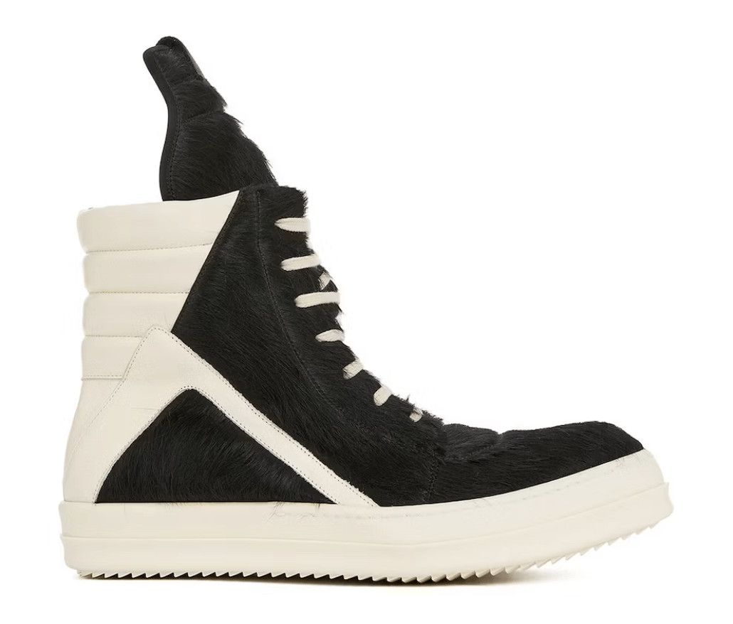 Rick Owens Rick Owens GeoBasket Milk/Black Sz.42/Mens 9 | Grailed