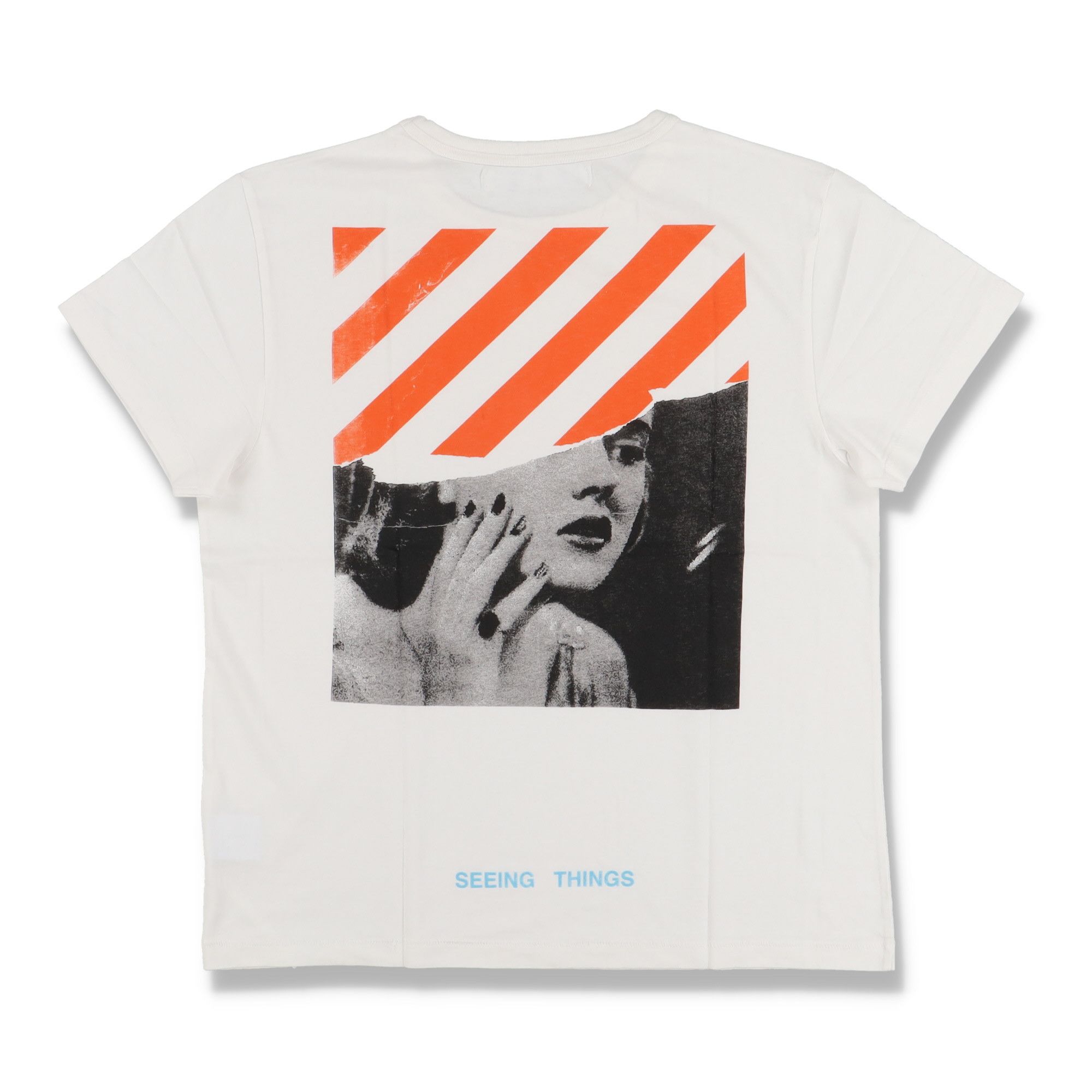 Off-White White Girl Photocopy Oversized T-Shirt Size US XS / EU 42 / 0 - 1 Thumbnail