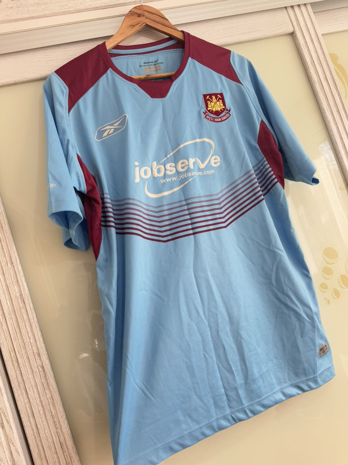 Reebok × Vintage Vintage West Ham United 2004-2005 Away Soccer Jersey Kit Size US M / EU 48-50 / 2 - 4 Thumbnail