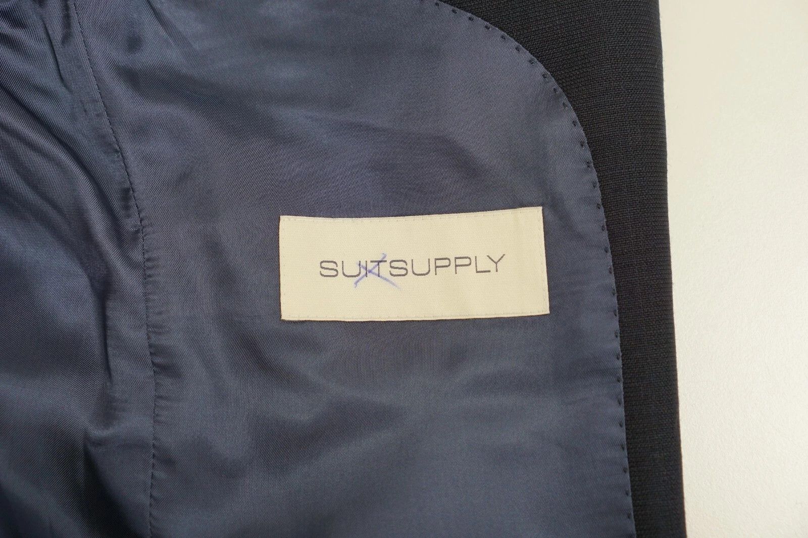 Suitsupply Men Suitsupply Blazer La Spalla Wool Navy Blue Dugdale US38 Size 38R - 5 Thumbnail