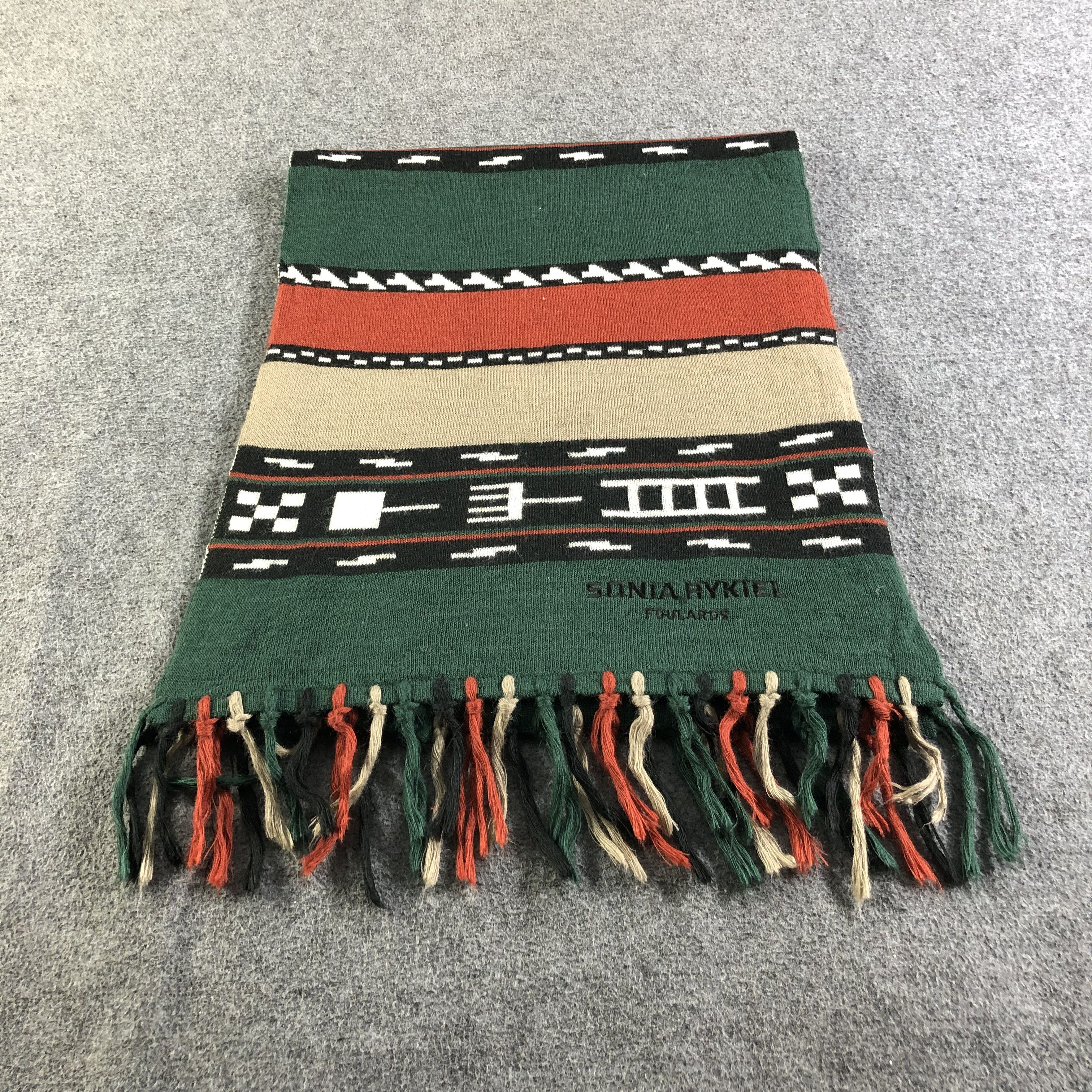Sonia Rykiel Sonia Rykiel Wool Scarf Muffler Neckwear V2130 Size ONE SIZE - 3 Thumbnail