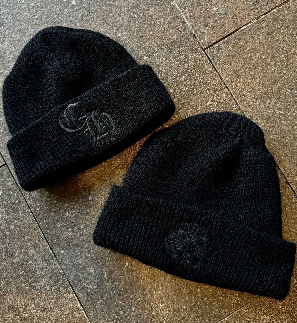 Chrome Hearts Chrome Hearts - + CROSS - Black Wool - Beanie Size ONE SIZE - 15 Thumbnail