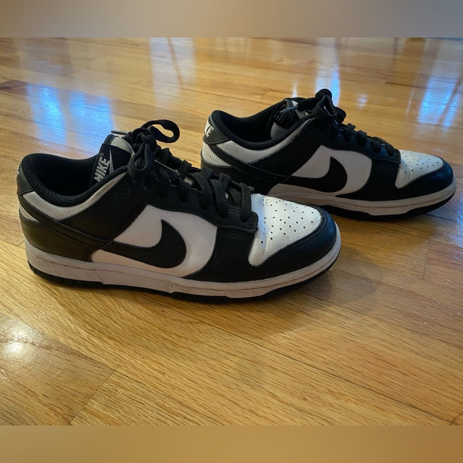 Nike Nike Dunk Low Black and White Panda 4.5 mens Size US 5 / EU 37 - 2 Thumbnail