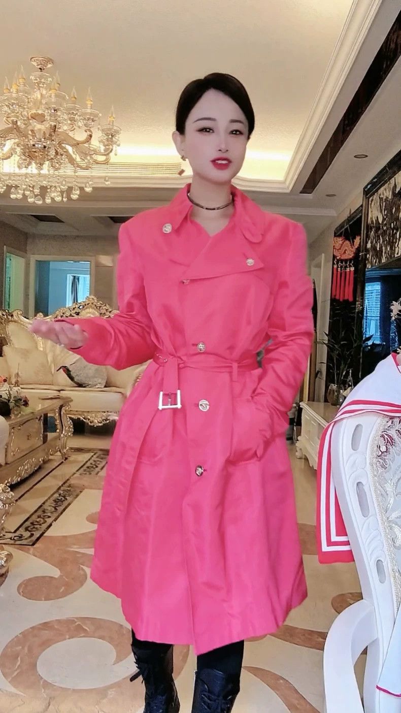 Versace Versace Main thread silk trench coat Size M / US 6-8 / IT 42-44 - 1 Thumbnail