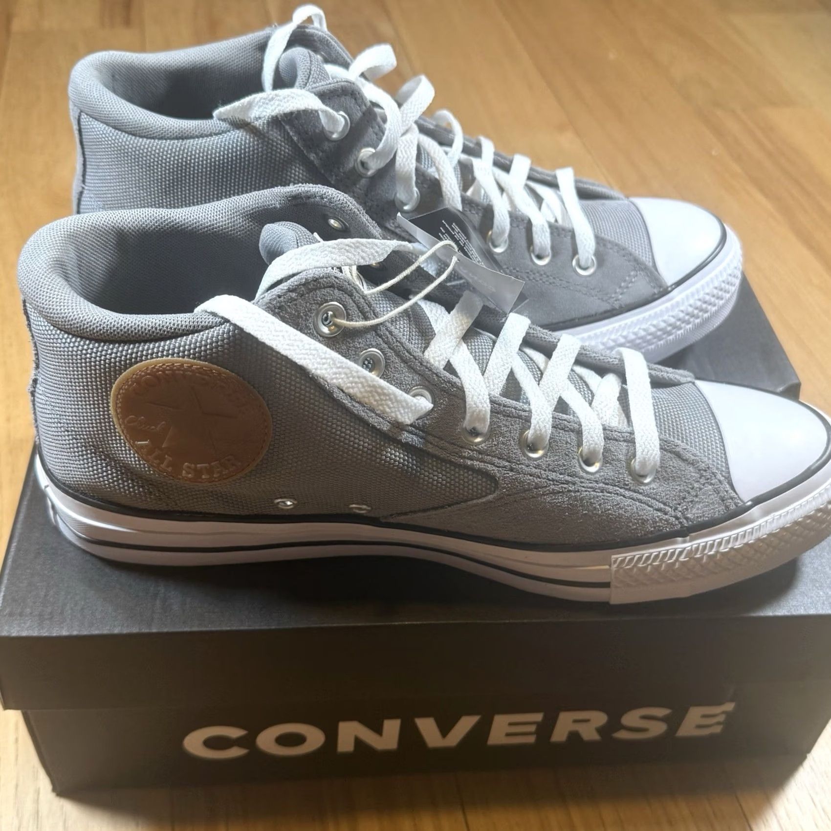 Converse Converse Chuck Taylor All Star Street Mid Mens 11.5 Multicolor Classic Sneaker Shoes CTAS Malden Street Grey Mid Top Shoe Mens 11.5 90s? Size US 12 / EU 45 - 2 Thumbnail