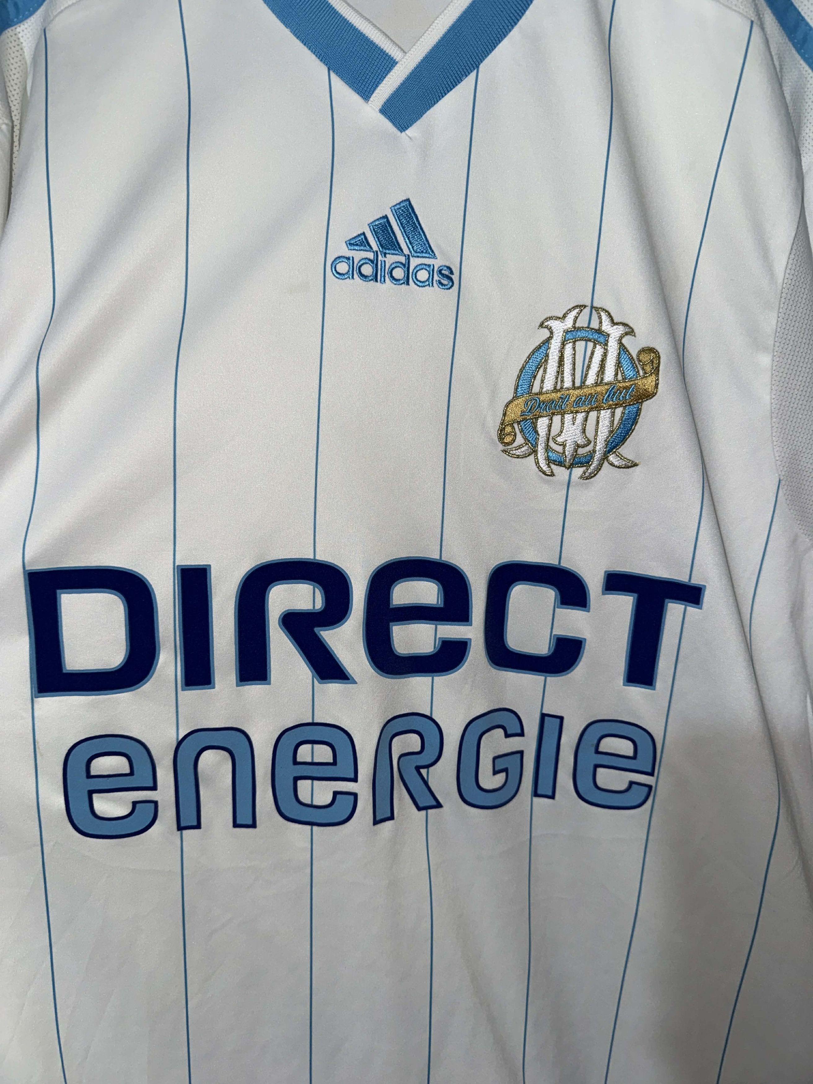 Adidas Marseille 2009/10 Home Shirt Adidas Size US XL / EU 56 / 4 - 3 Thumbnail