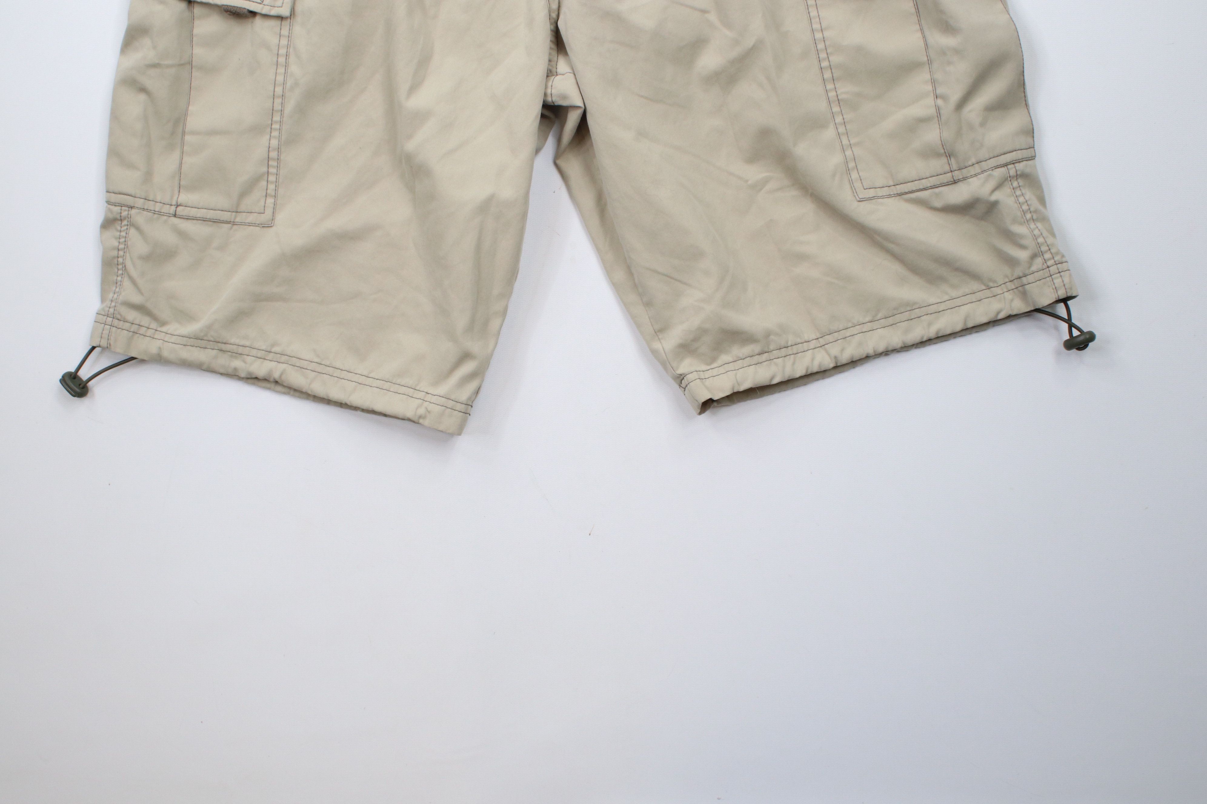 Vintage 90s Y2K Billabong Surfing Baggy Cargo Shorts Beige