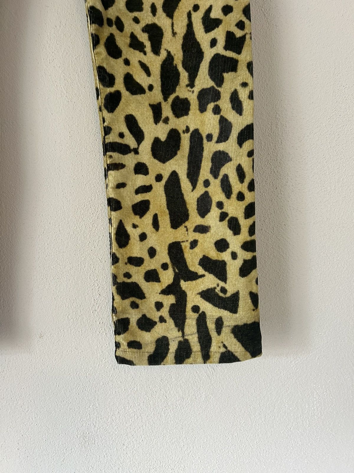 Dries Van Noten Leopard Print Corduroy Pants Size US 30 / EU 46 - 13 Thumbnail