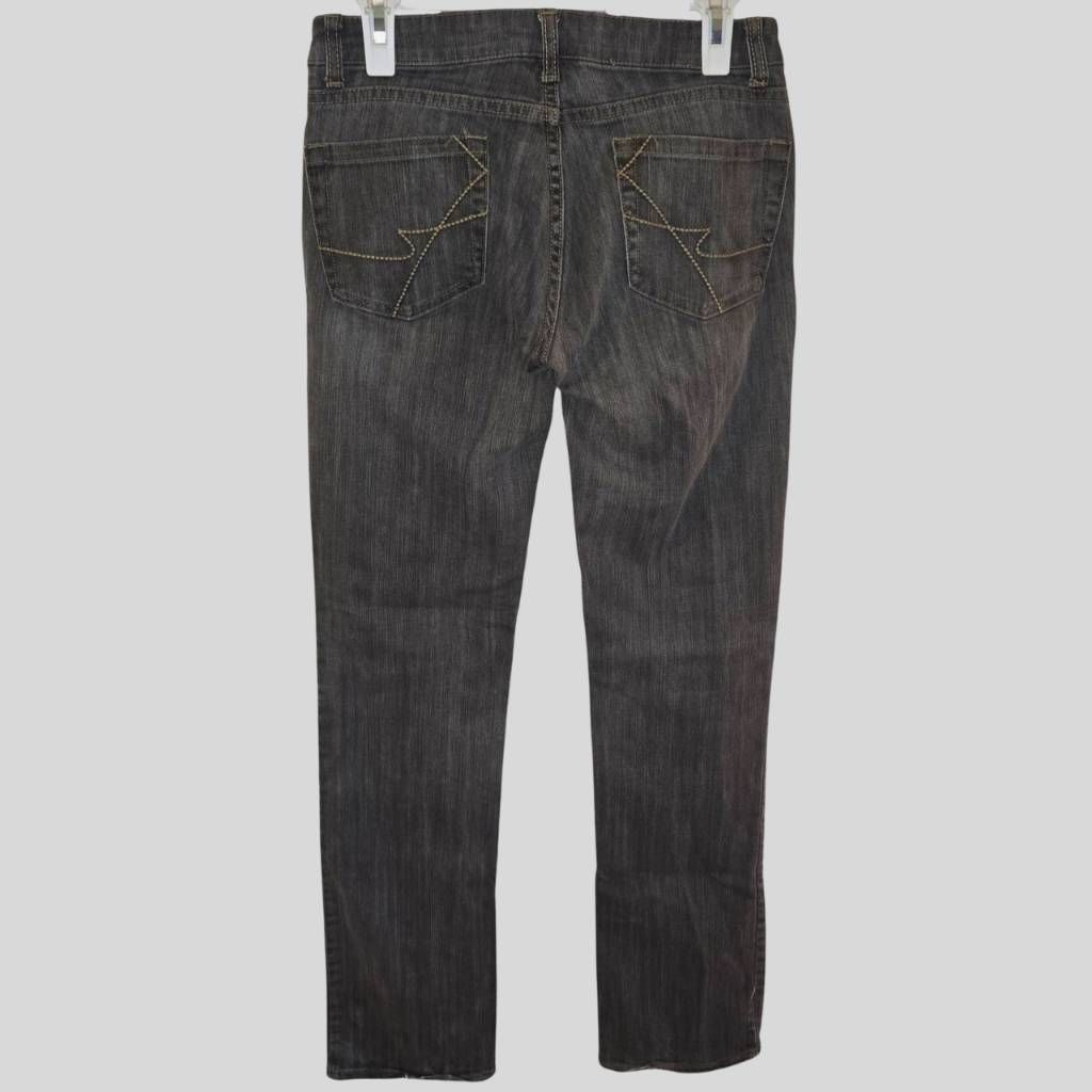 Kenneth Cole Kenneth Cole Womens Jeans Size 6 Gray Mid Rise Straight Leg Size 28" / US 6 / IT 42 - 2 Thumbnail