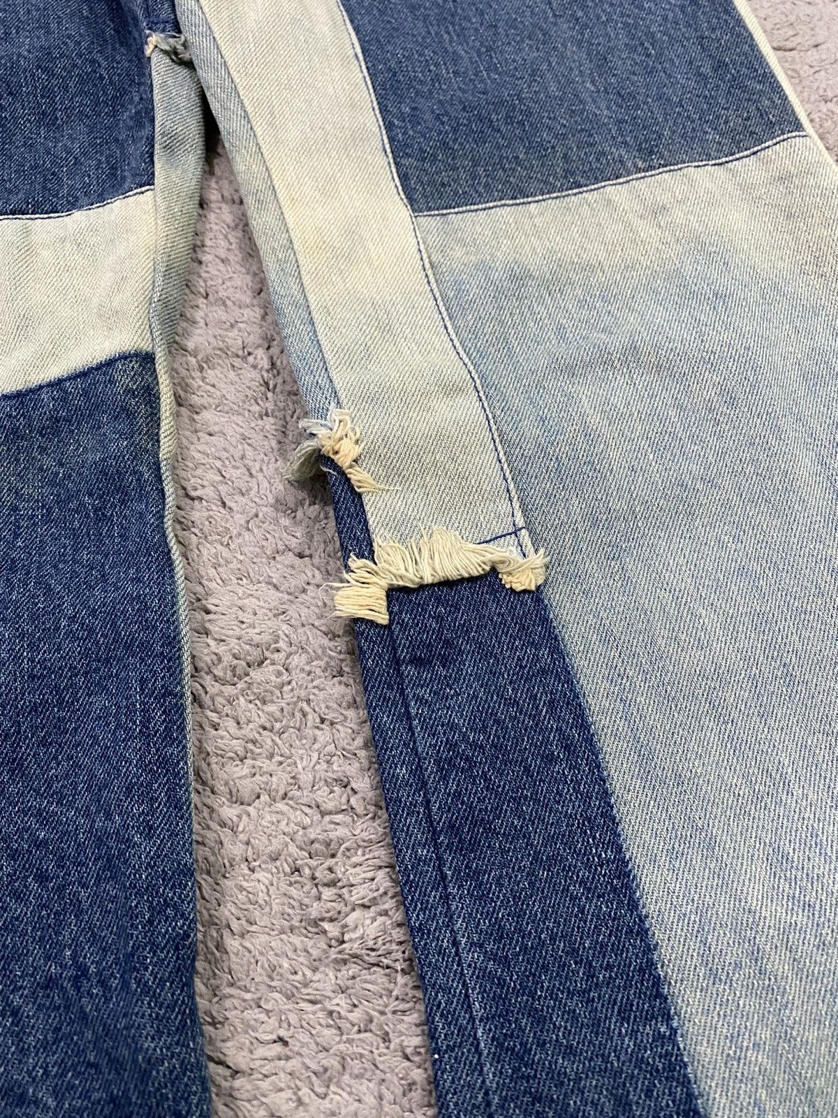 Kapital The Hipsite Patcwork Distressed Flare Denim Kapital Hysteric Size US 28 / EU 44 - 6 Thumbnail