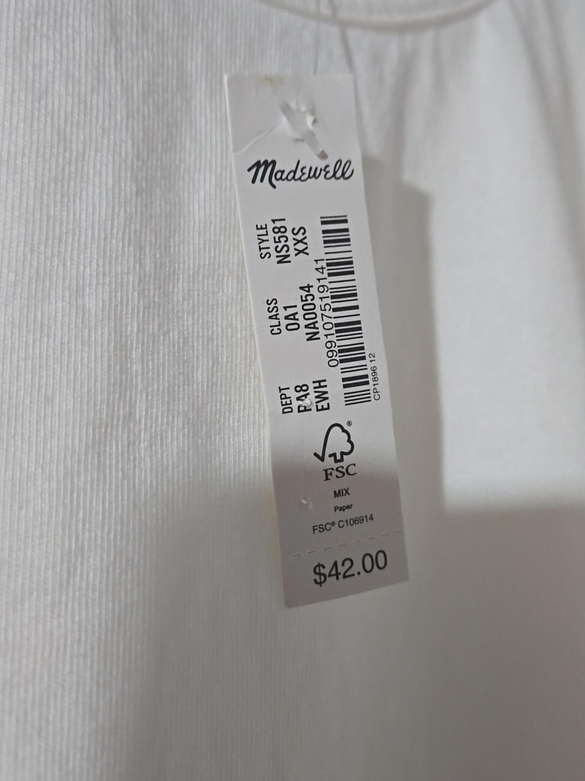 Madewell Madewell Cotton Perfect Crewneck Size XXS / US 00 / IT 34 - 7 Thumbnail