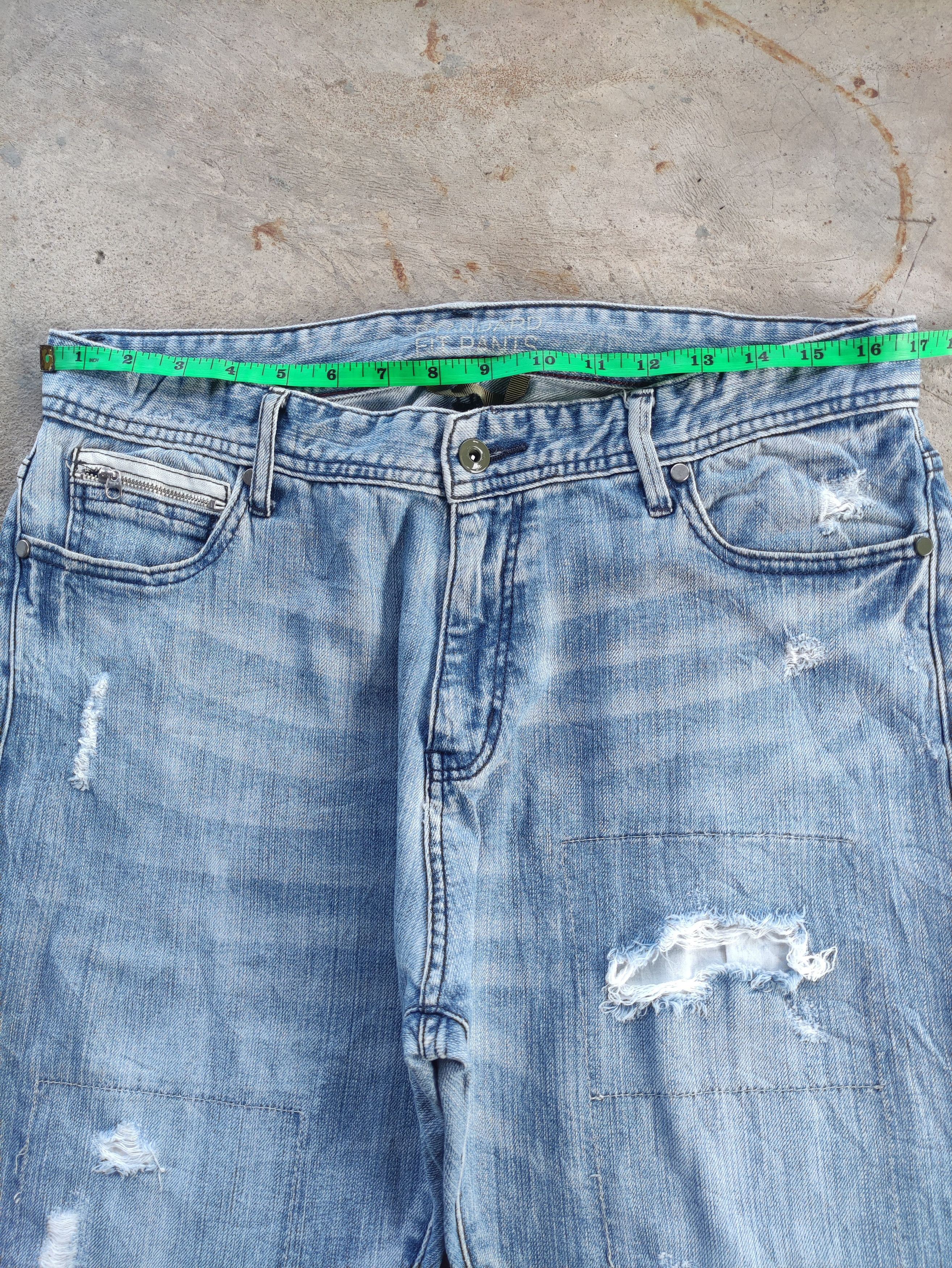 Japanese Brand Vintage Japanese Jean Distressed Faded Denim Pants Size US 34 / EU 50 - 6 Thumbnail