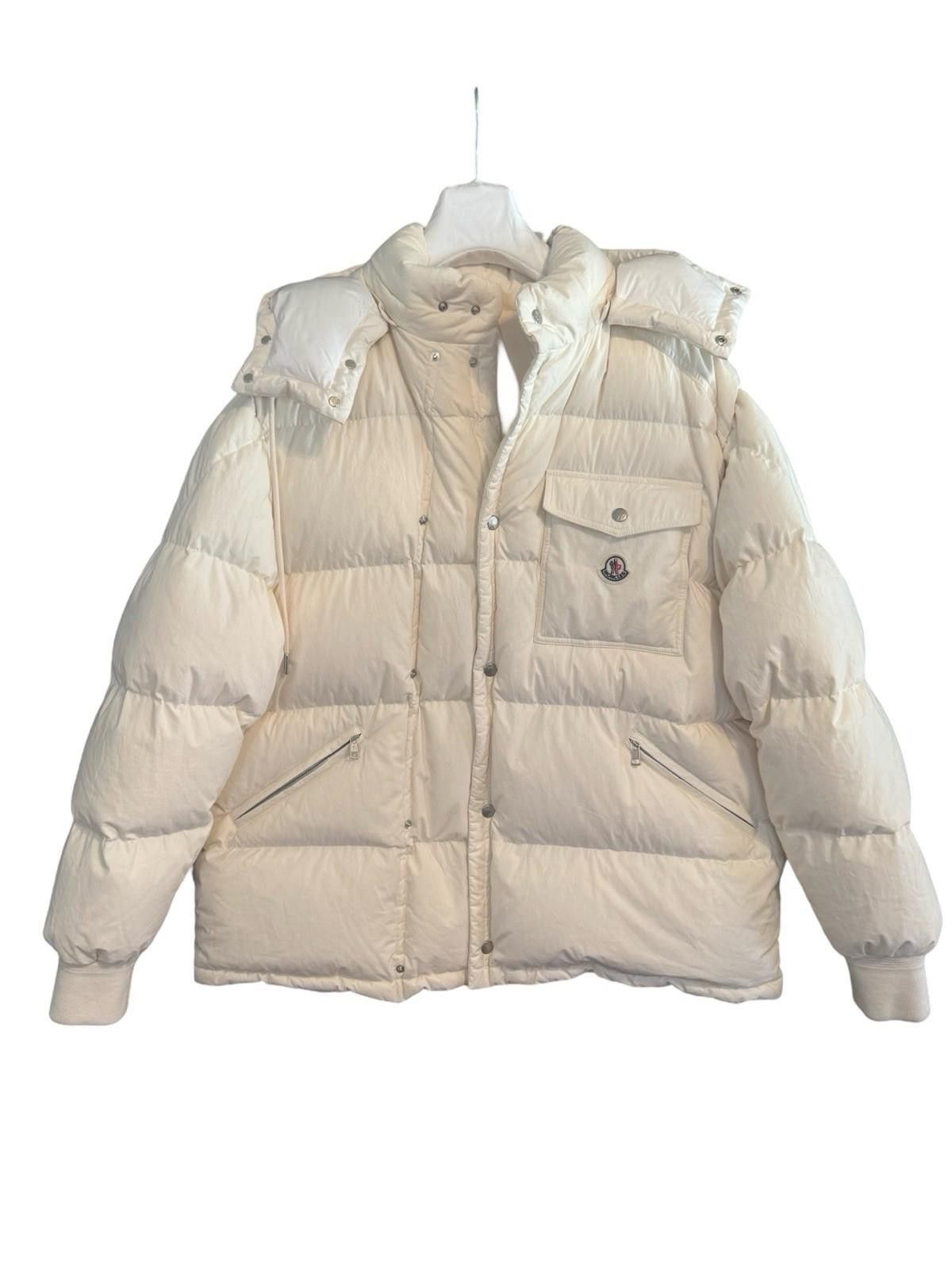 Moncler $2700 Moncler Men's Karakorum Down Jacket Cream Size 6 XXL Size US XXL / EU 58 / 5 - 1 Thumbnail