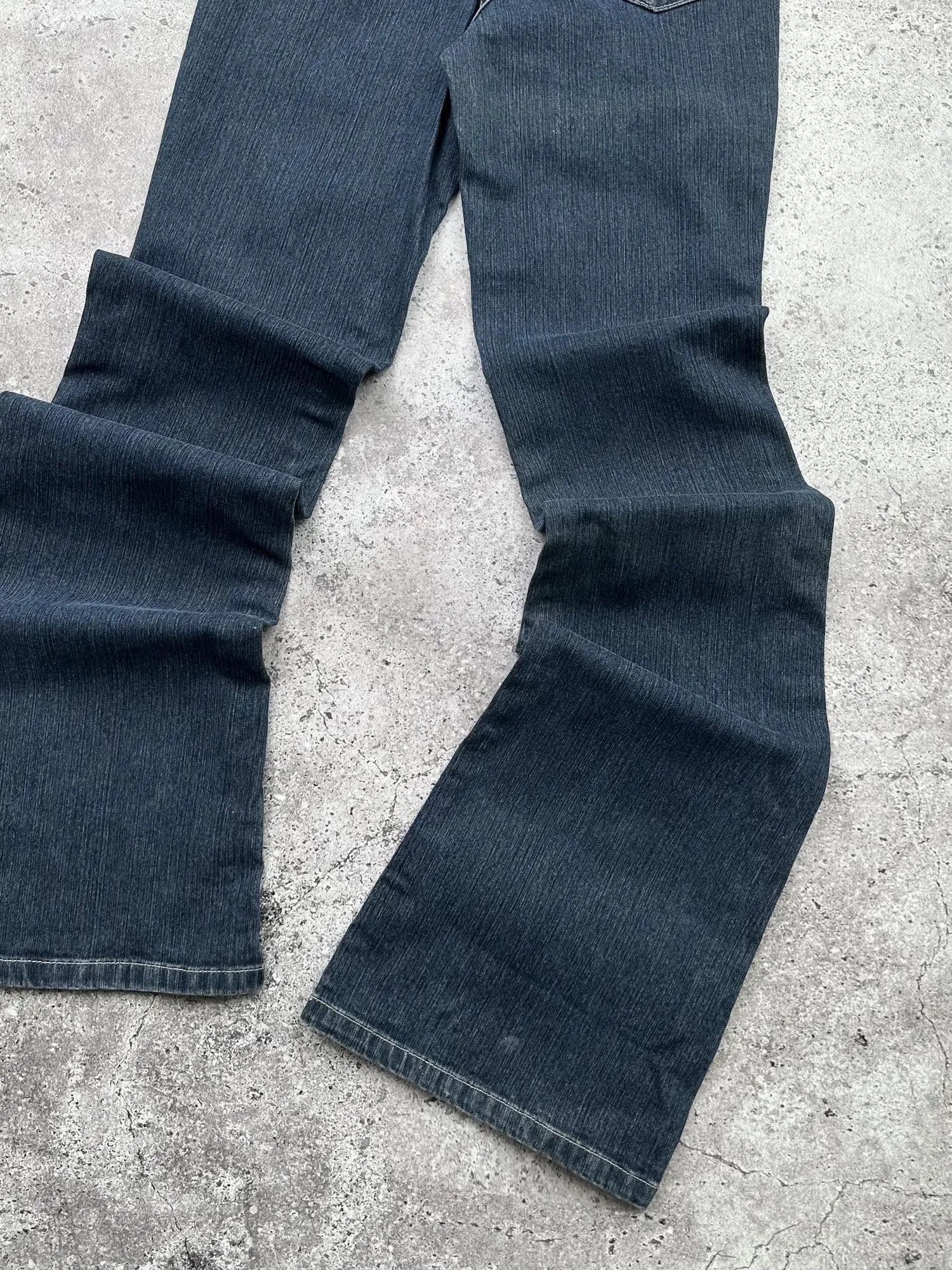 Vintage Vintage Basic Flare Jeans C406(V367) Size 24" / US 00 / IT 34 - 8 Thumbnail