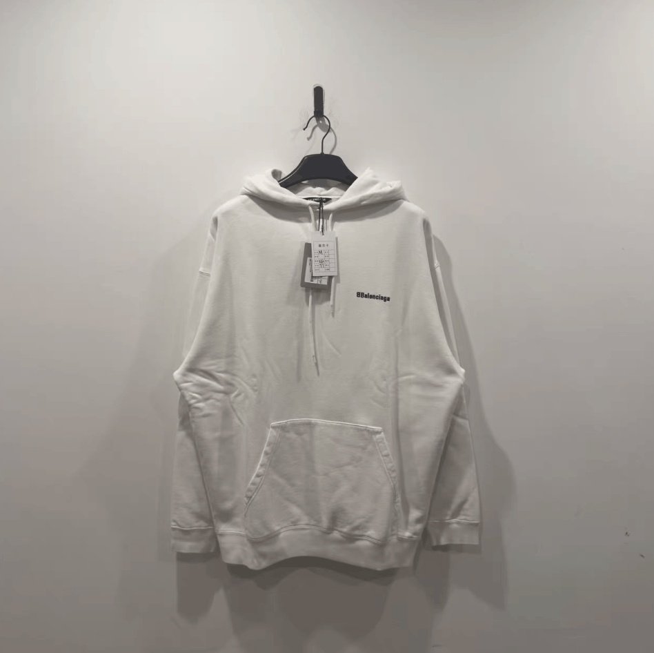 Balenciaga Balenciaga Double B Embroidered Hoodie K28 Size US M / EU 48-50 / 2 - 2 Thumbnail