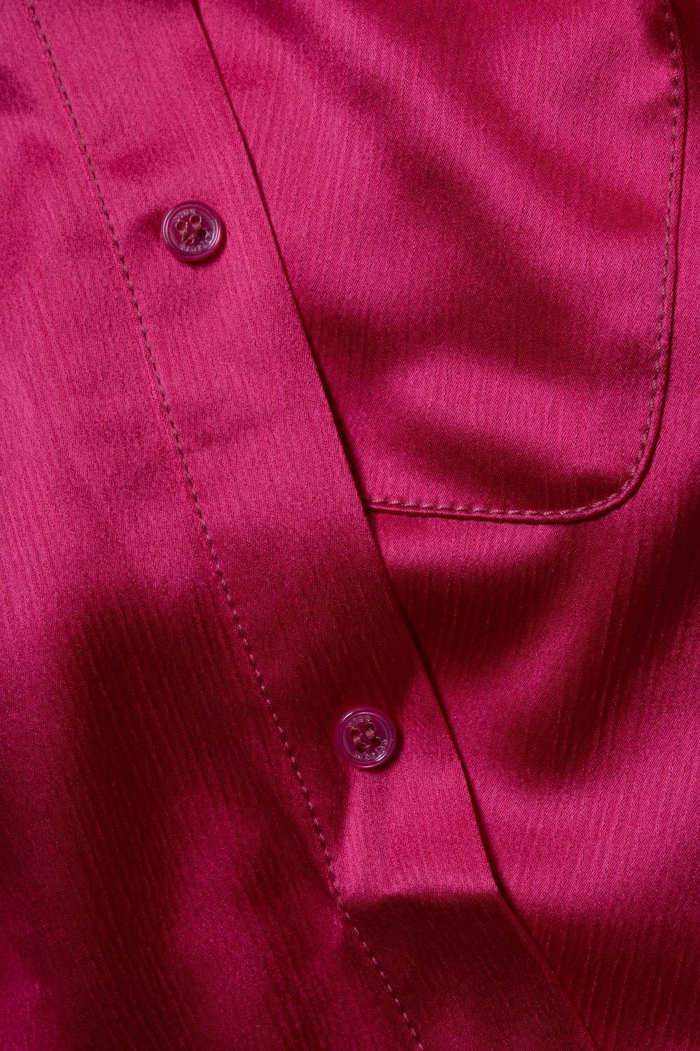 Sies Marjan Sies Marjan, Sander satin shirt in fuchsia Size US L / EU 52-54 / 3 - 6 Thumbnail