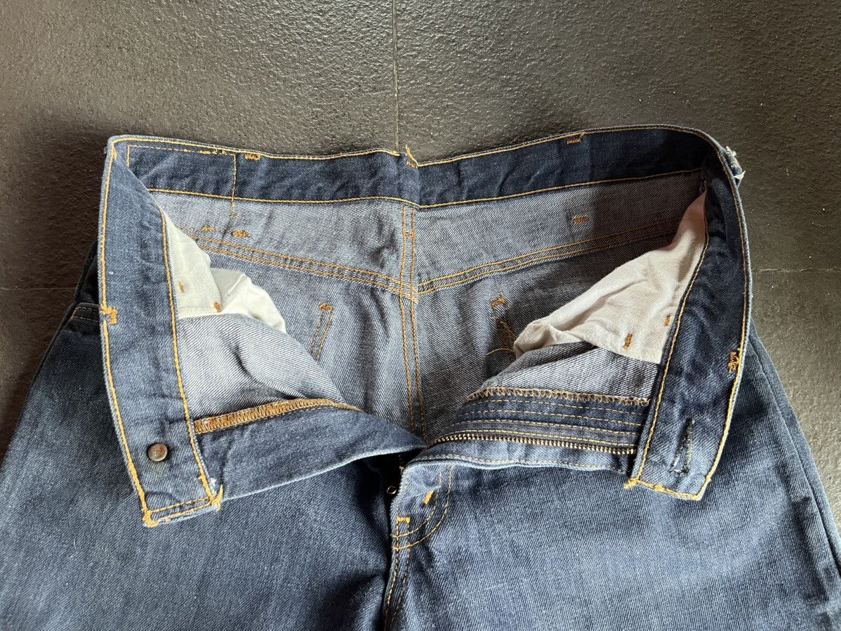 Levi's 🔥Rare Vtg 70s Levis 646 Big E Orange Tab Bottom Bell Flare Size US 33 - 13 Thumbnail