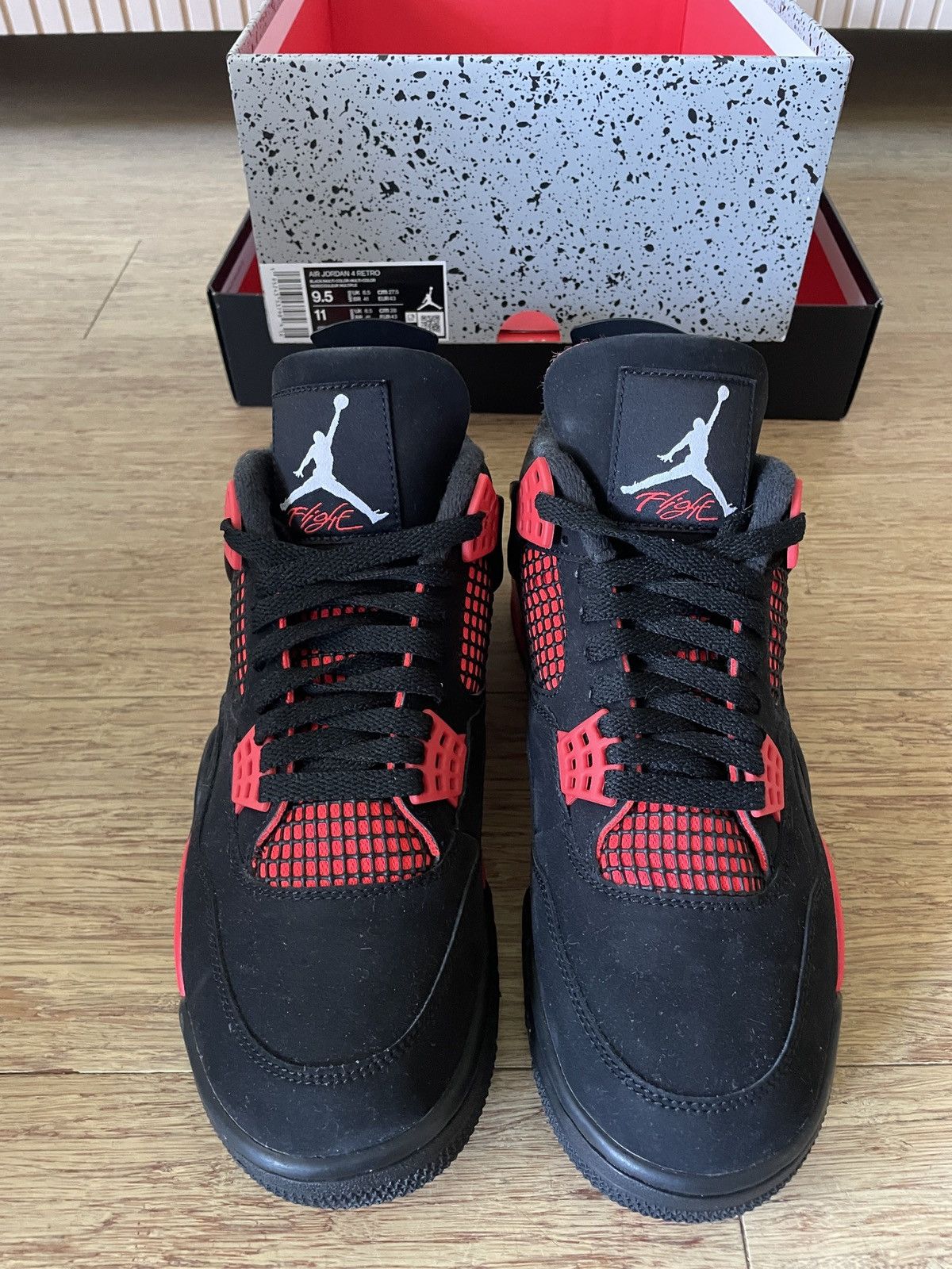 Jordan Brand Jordan 4 Red Thunder new in box Size US 9.5 / EU 42-43 - 1 Thumbnail