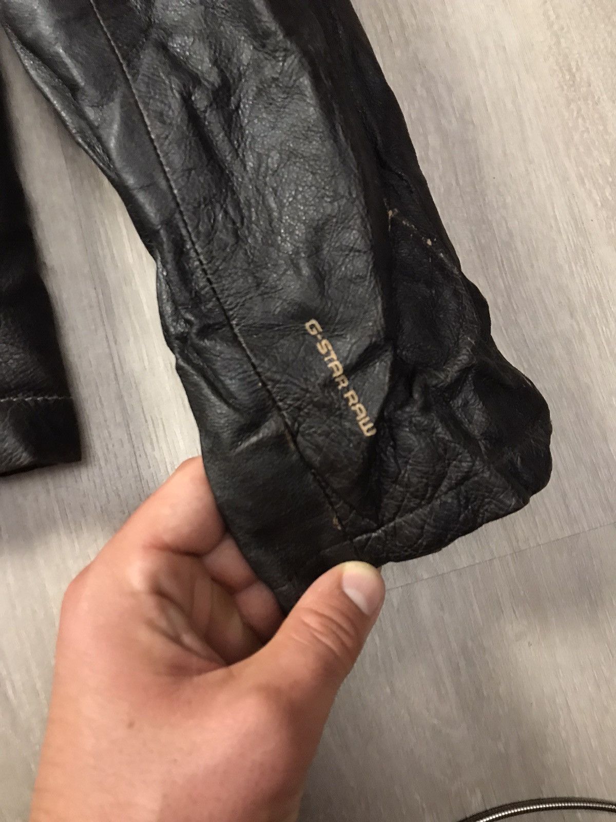 G-Star G Star Raw Engine Leather JKT Y2K Rare Hype Size US L / EU 52-54 / 3 - 6 Thumbnail