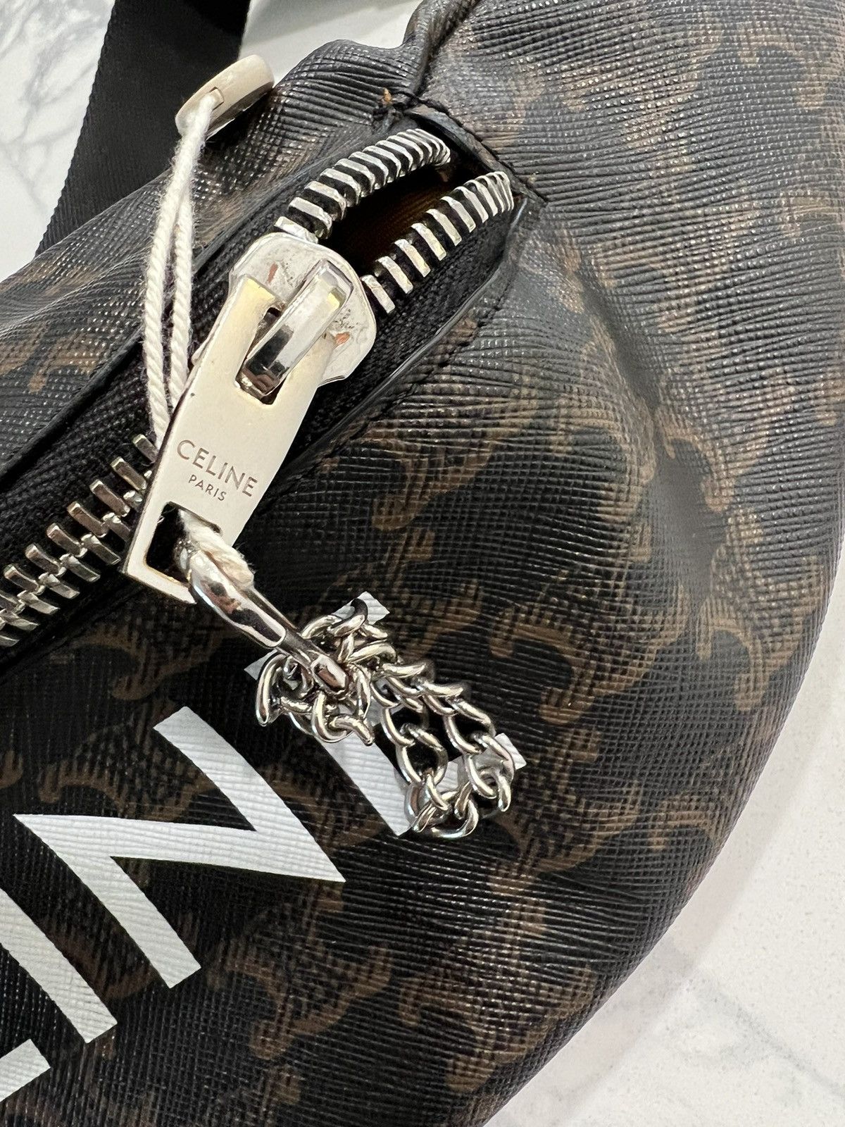Celine × Hedi Slimane Triomphe Monogram Belt bag Size ONE SIZE - 2 Thumbnail