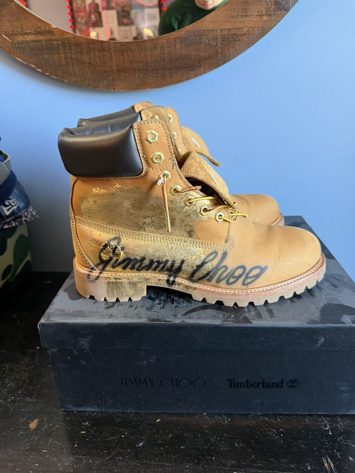Jimmy Choo Jimmy Choo X Timberland Premium Boots Size US 9.5 / EU 42-43 - 2 Thumbnail