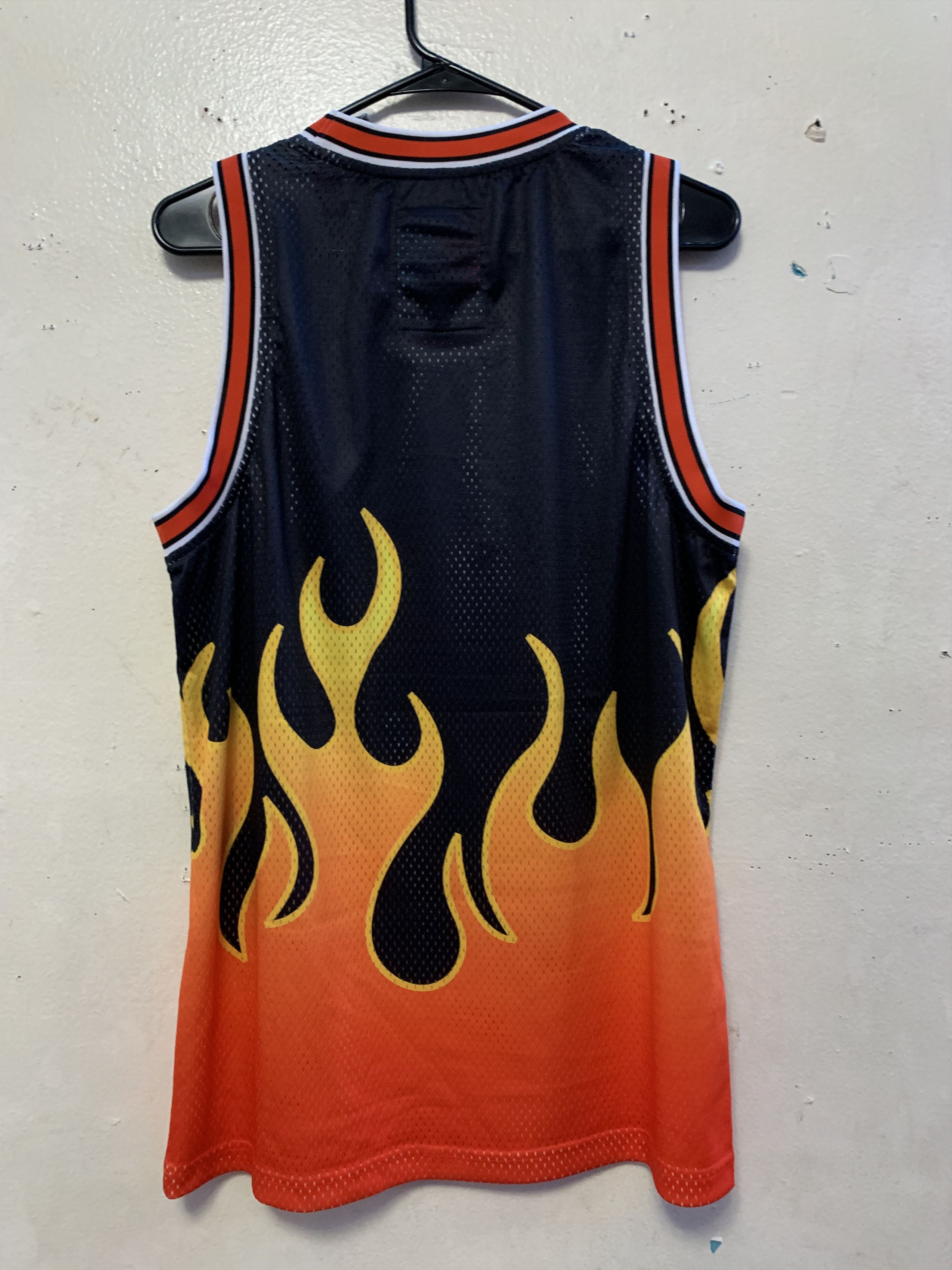 RIPNDIP RIPNDIP Flames Jersey ⊛ BLACK/RED/ORANGE ⊛ Brand New Size US S / EU 44-46 / 1 - 3 Thumbnail