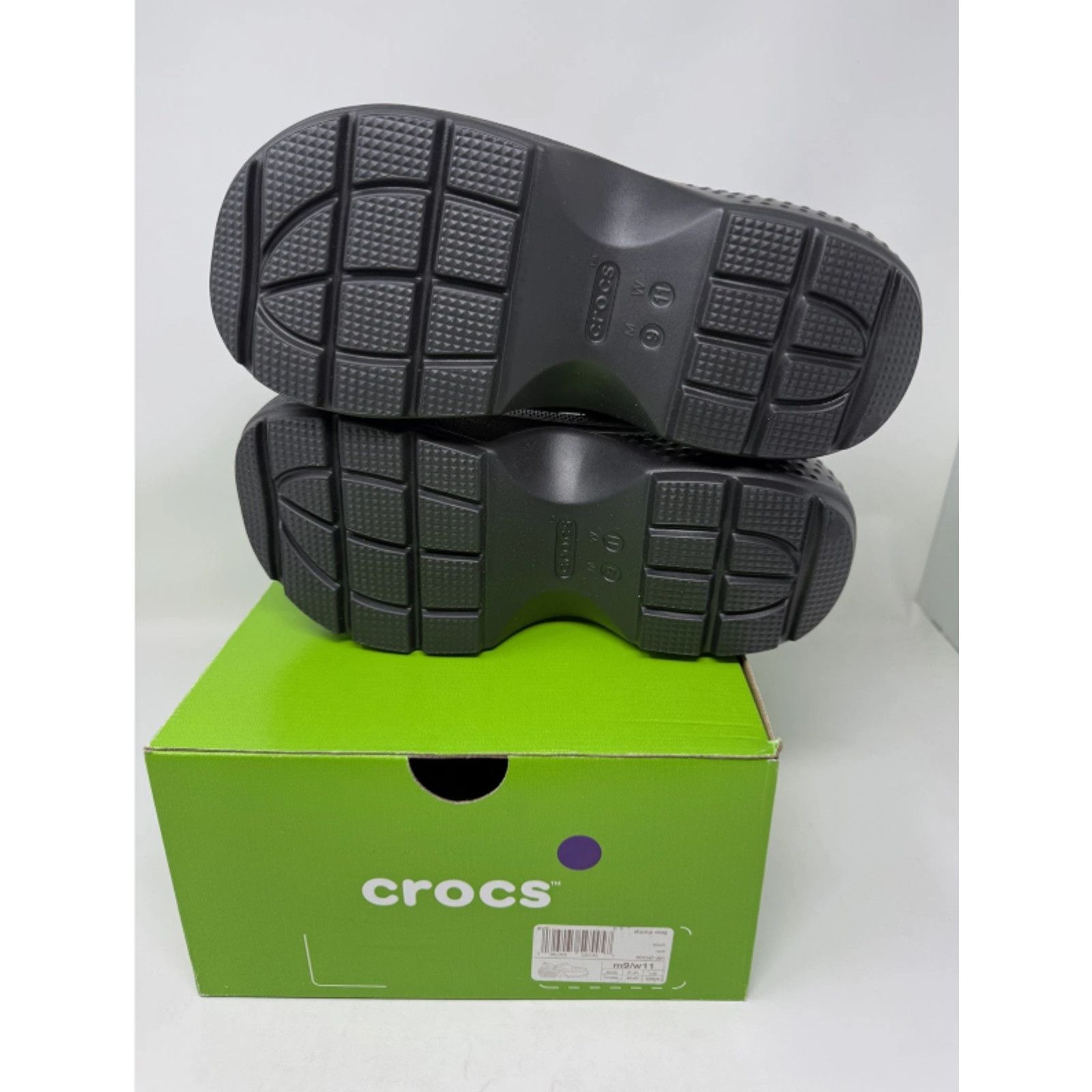 Crocs Crocs Stomp Clog Croc Black WMNS 11 Size US 11 / IT 41 - 3 Thumbnail