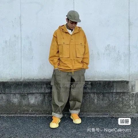 Nigel Cabourn Nigel Cabourn Drawstring Hooded Coverall Jacket Workwear J Size US XS / EU 42 / 0 - 2 Thumbnail