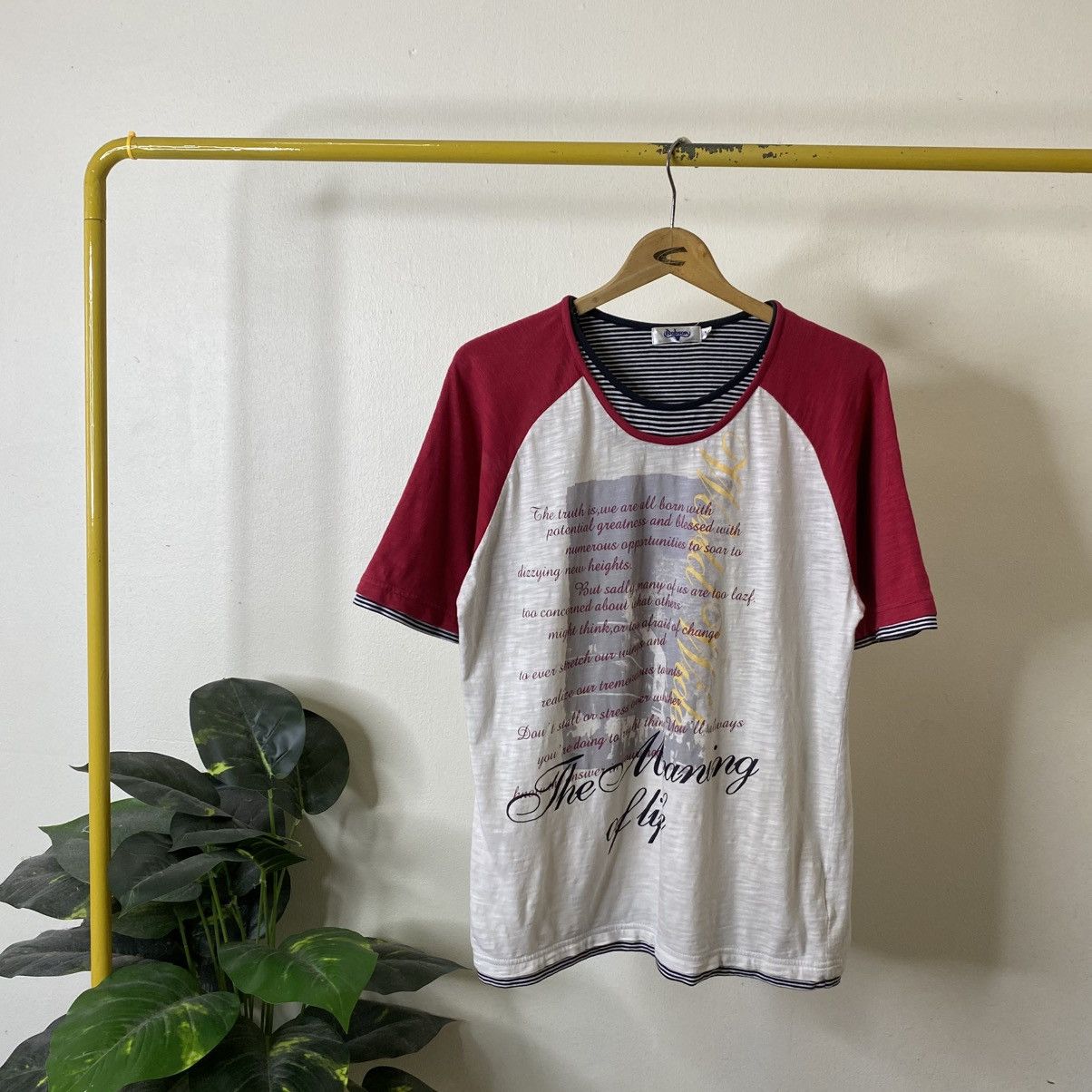 If Six Was Nine Bobson Seditionaries Poem Cyber Gothic Punk Double Layer Tee Size US M / EU 48-50 / 2 - 1 Thumbnail