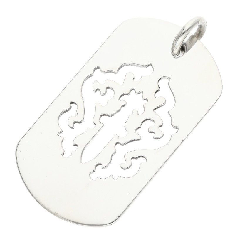 Chrome Hearts Chrome Hearts Large Dagger Cutout Dog Tag Size ONE Silver Size ONE SIZE - 1 Thumbnail