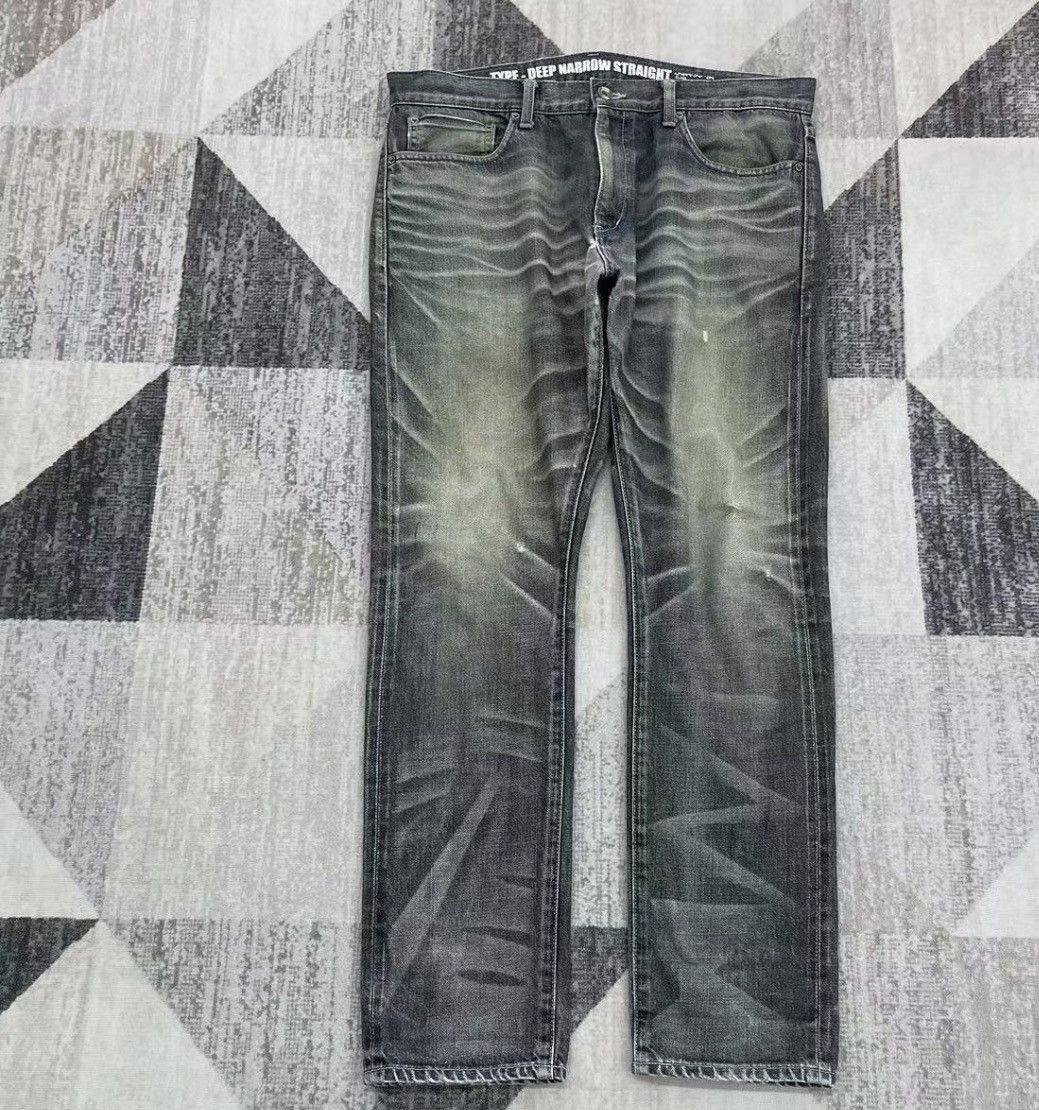 Neighborhood NEIGHBORHOOD 12SS Basic Washed Denim Jeans J16 Size US 36 / EU 52 - 2 Thumbnail