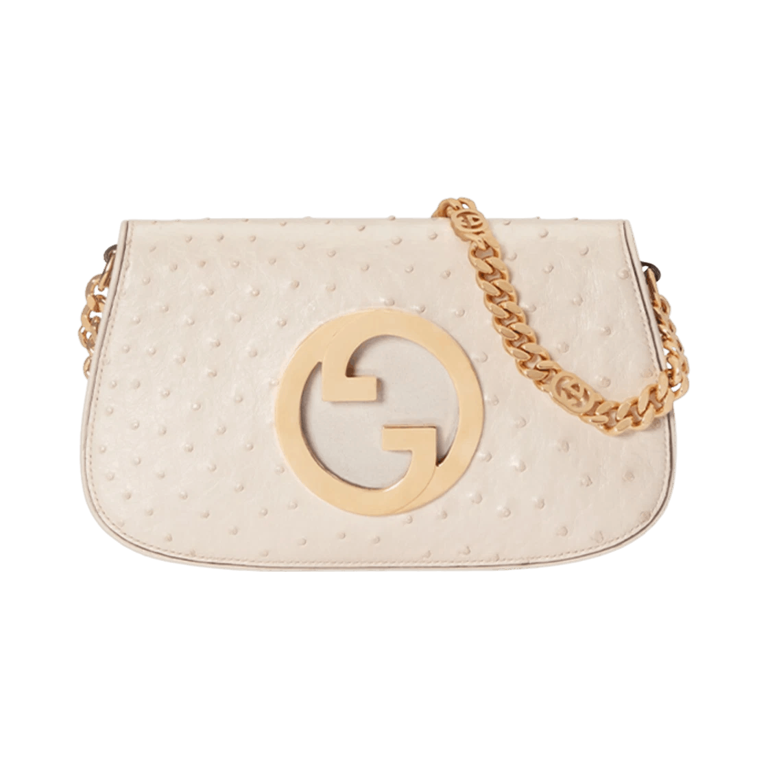 Gucci o1la5ras0526 Size: OS / Gucci Blondie Ostrich Shoulder Bag Size ONE SIZE - 1 Thumbnail