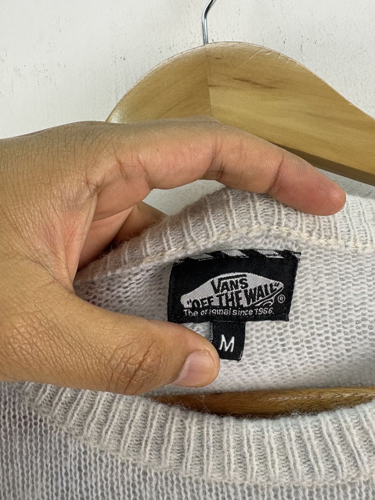 Vans × Vintage Vintage Vans of The Wall Sweater Knitwear Size US M / EU 48-50 / 2 - 3 Thumbnail