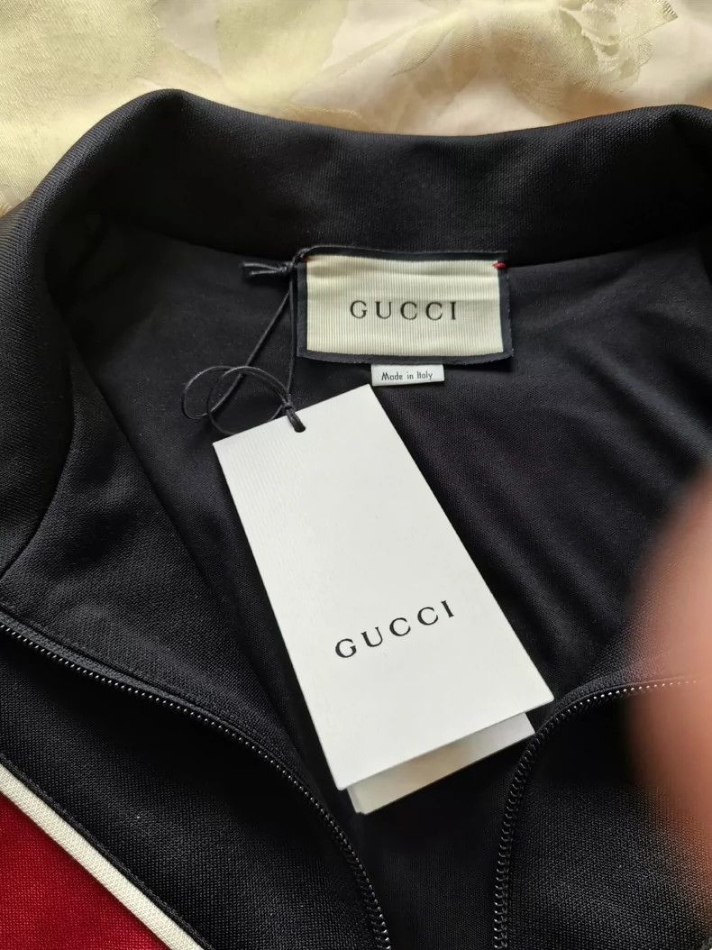 Gucci Gucci Red, white and black organ embroidered jacket 2502-Ne Size US M / EU 48-50 / 2 - 5 Thumbnail