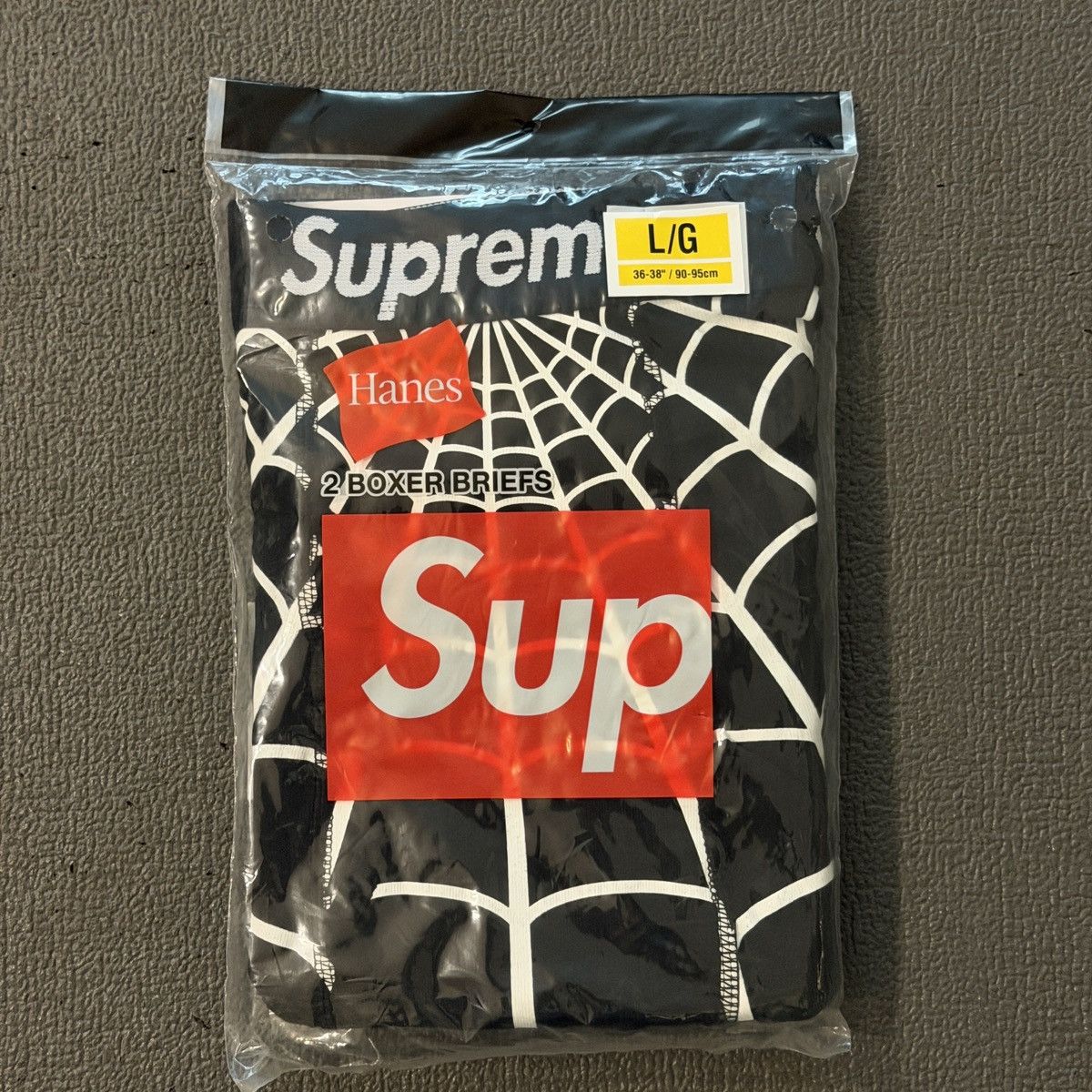 Hanes × Supreme Supreme x Spider-Man Hanes Boxers Black Size Large Size ONE SIZE - 1 Thumbnail