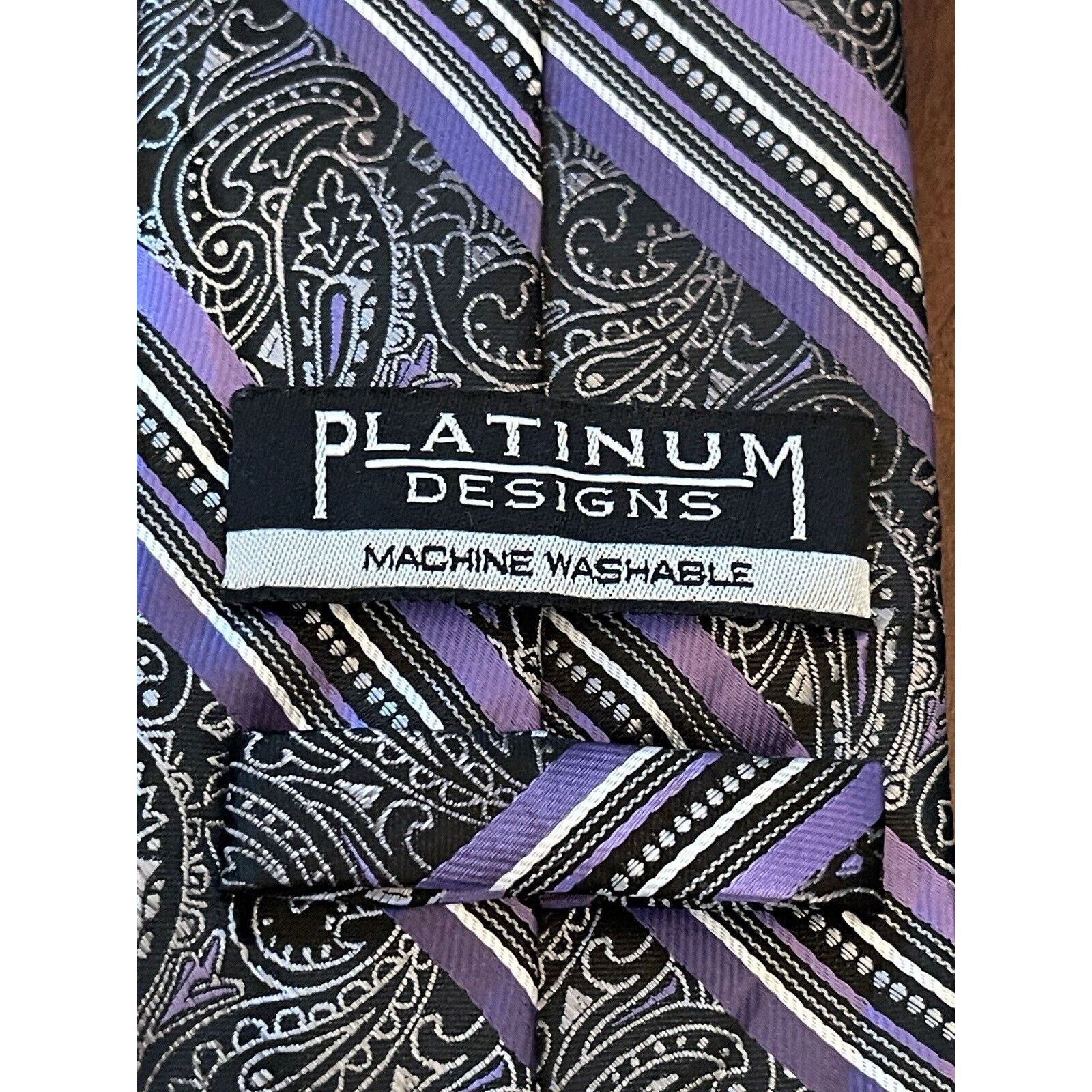 Other Platinum Designs Purple Gray Black Hand Made Polyester China Size ONE SIZE - 8 Thumbnail
