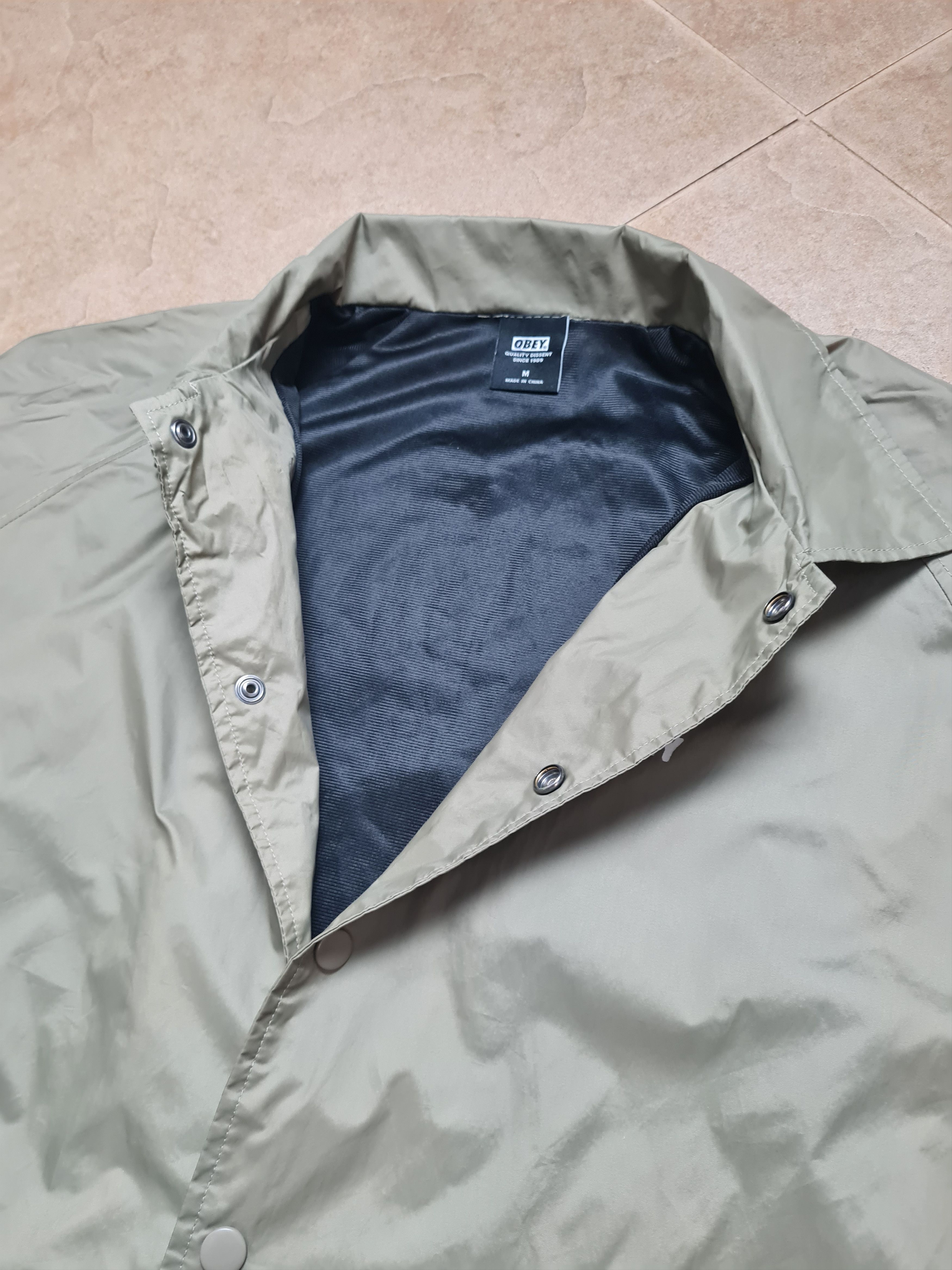 Obey Mens Jacket Rare Obey Coach Jacket Windbreaker Size M Size US M / EU 48-50 / 2 - 12 Thumbnail