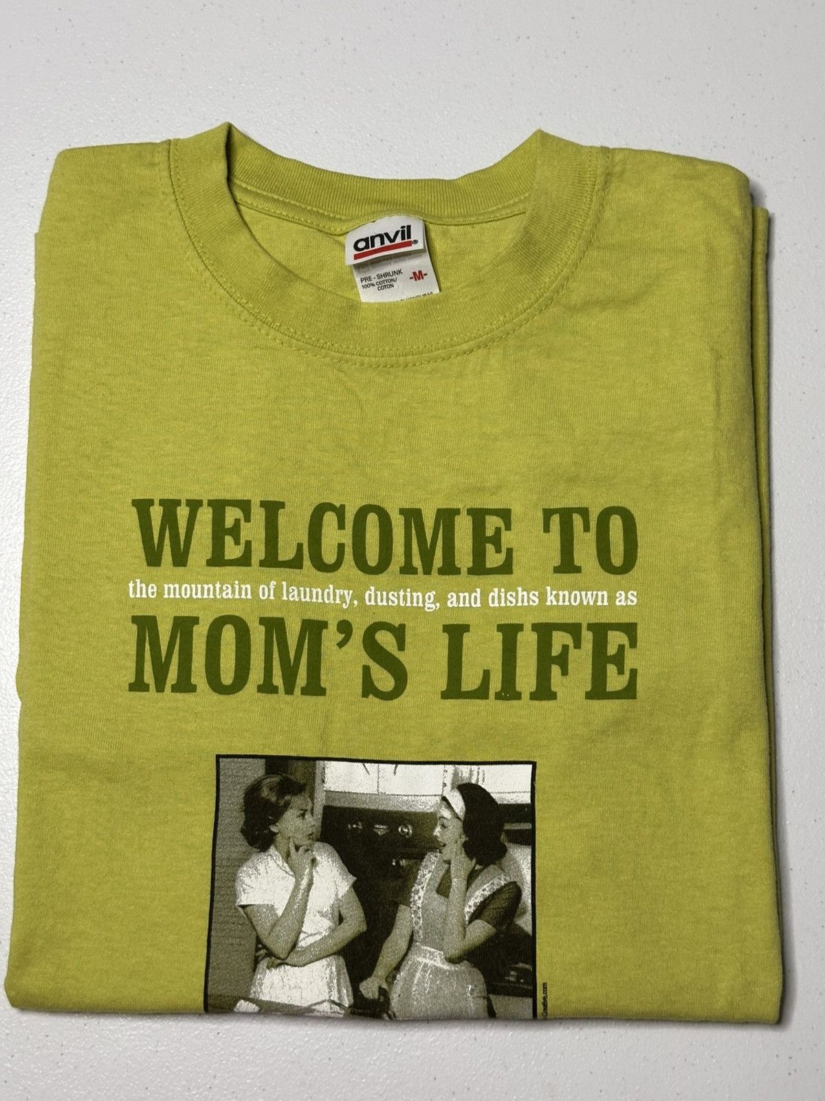 Anvil Vintage y2k Welcome to Moms life 2003 humor funny T-shirt Size US M / EU 48-50 / 2 - 5 Thumbnail