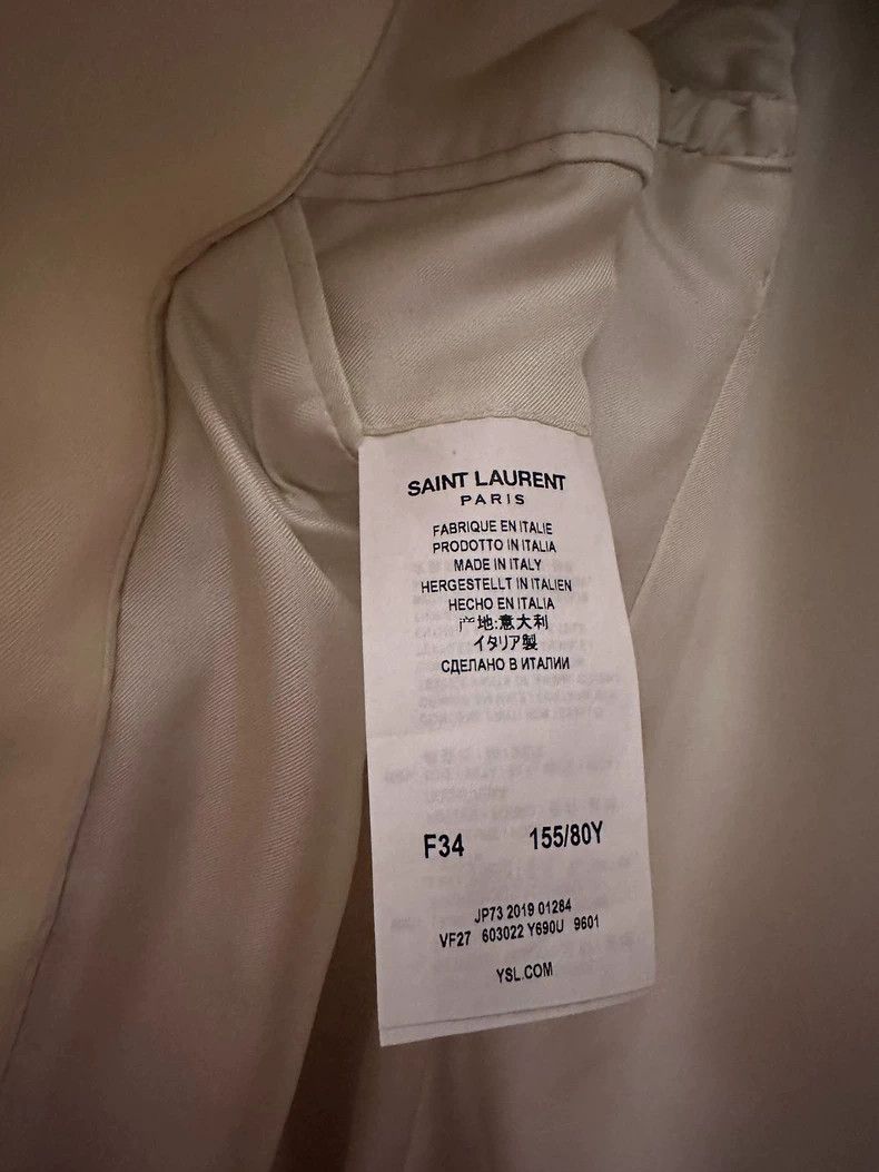 Saint Laurent Paris saint Laurent parisblazer 2503-Nextarrow Size XXS / US 00 / IT 34 - 3 Thumbnail